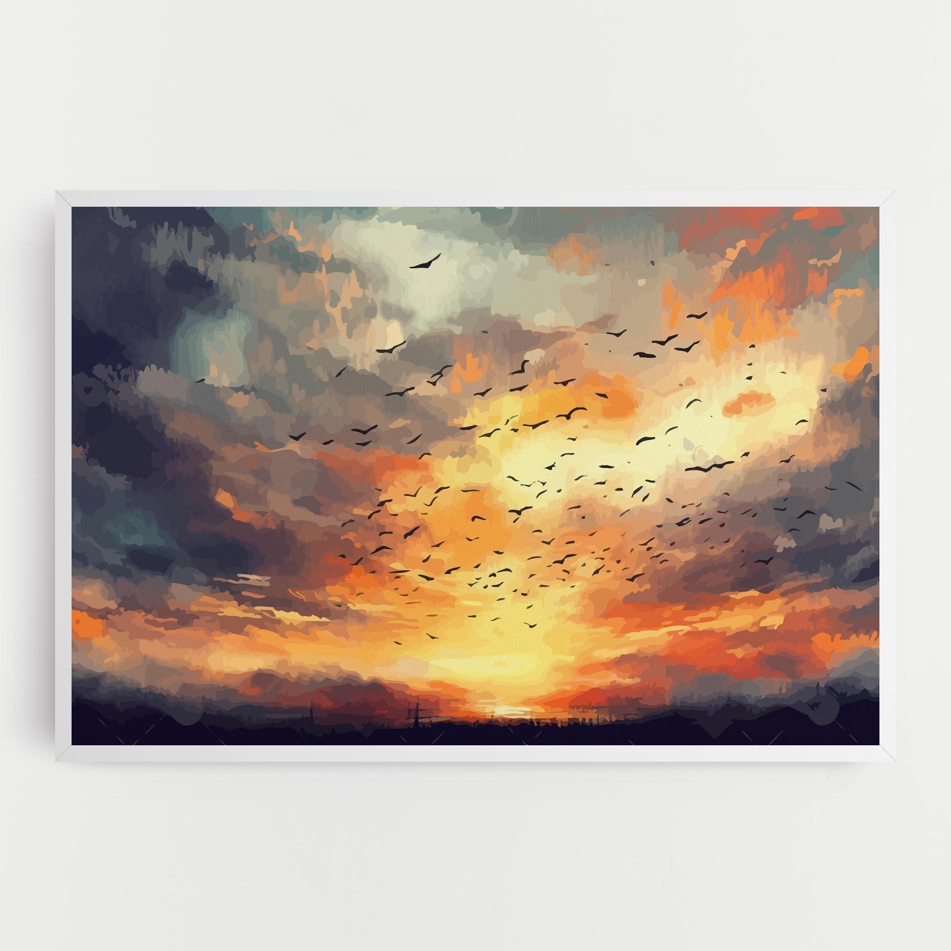 Vászonkép Majestic Sunset mockup 0