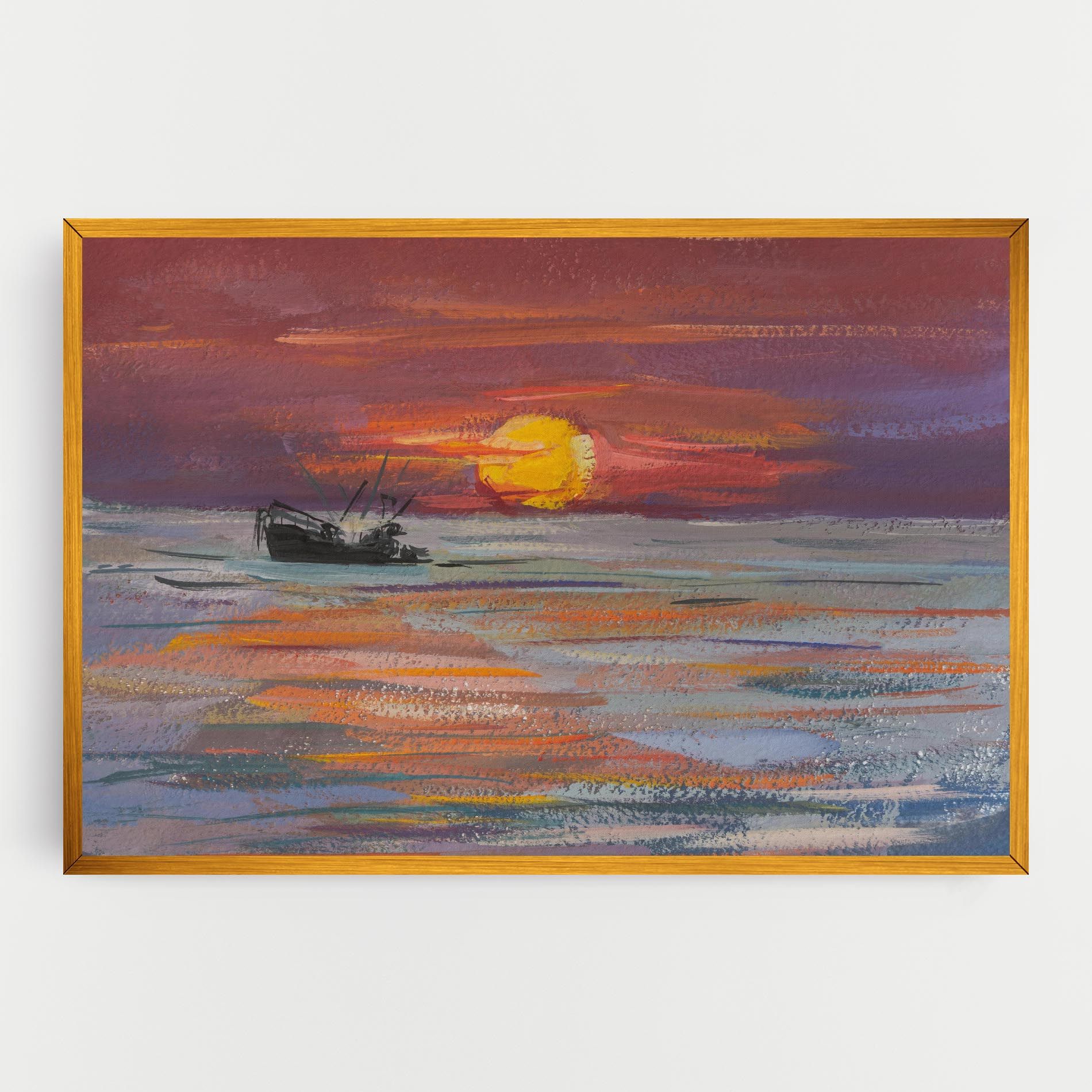 Sea Ship Painting mockup 0