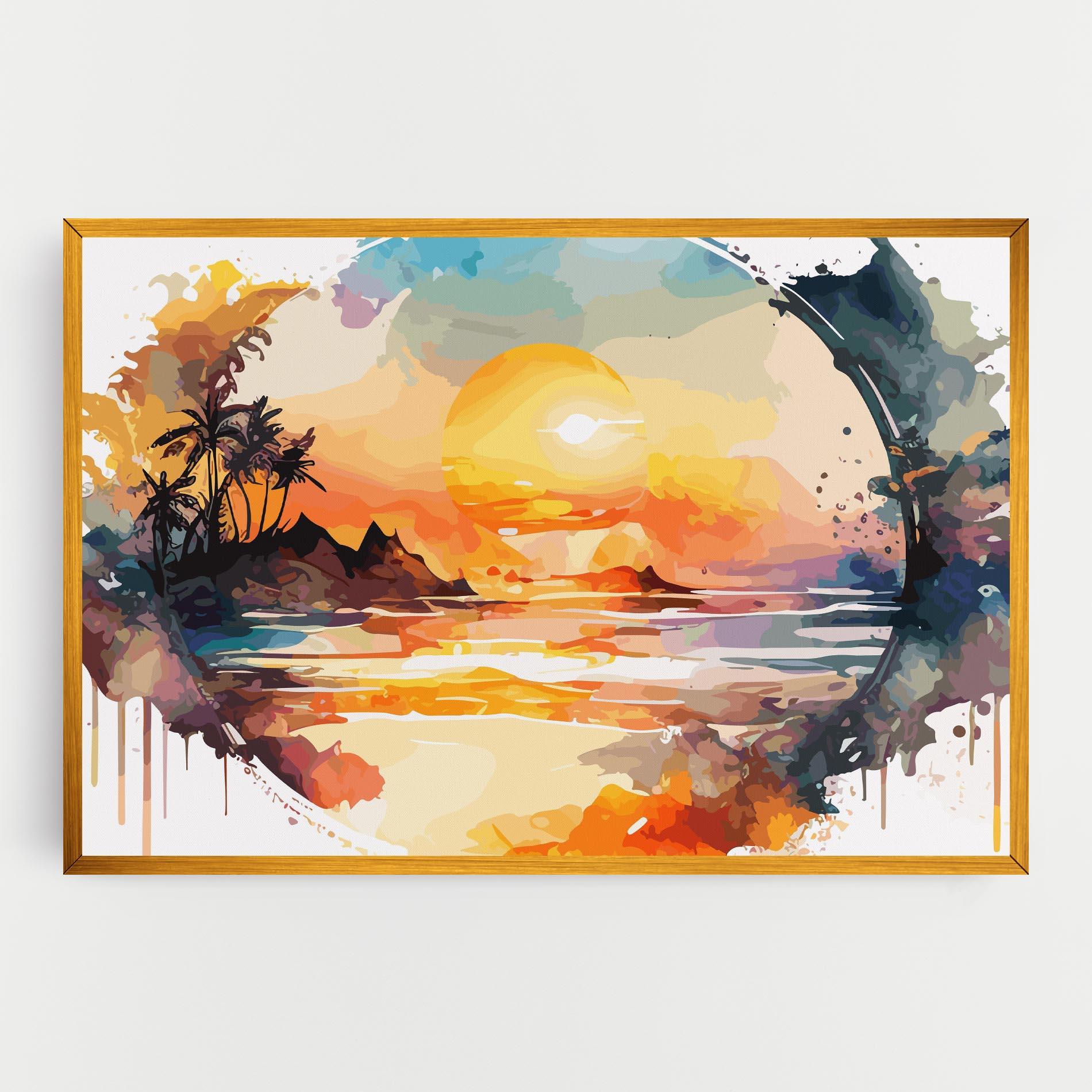 Vászonkép Sunrise Art mockup 0
