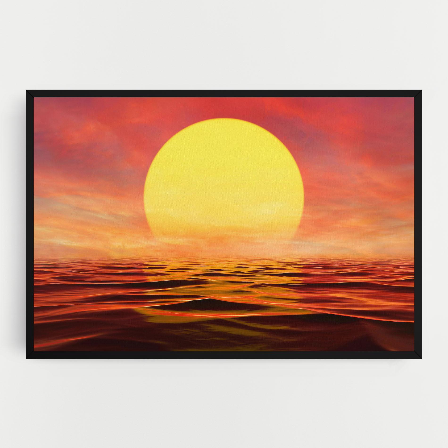 Vászonkép Clouds Reflection Sky mockup 0