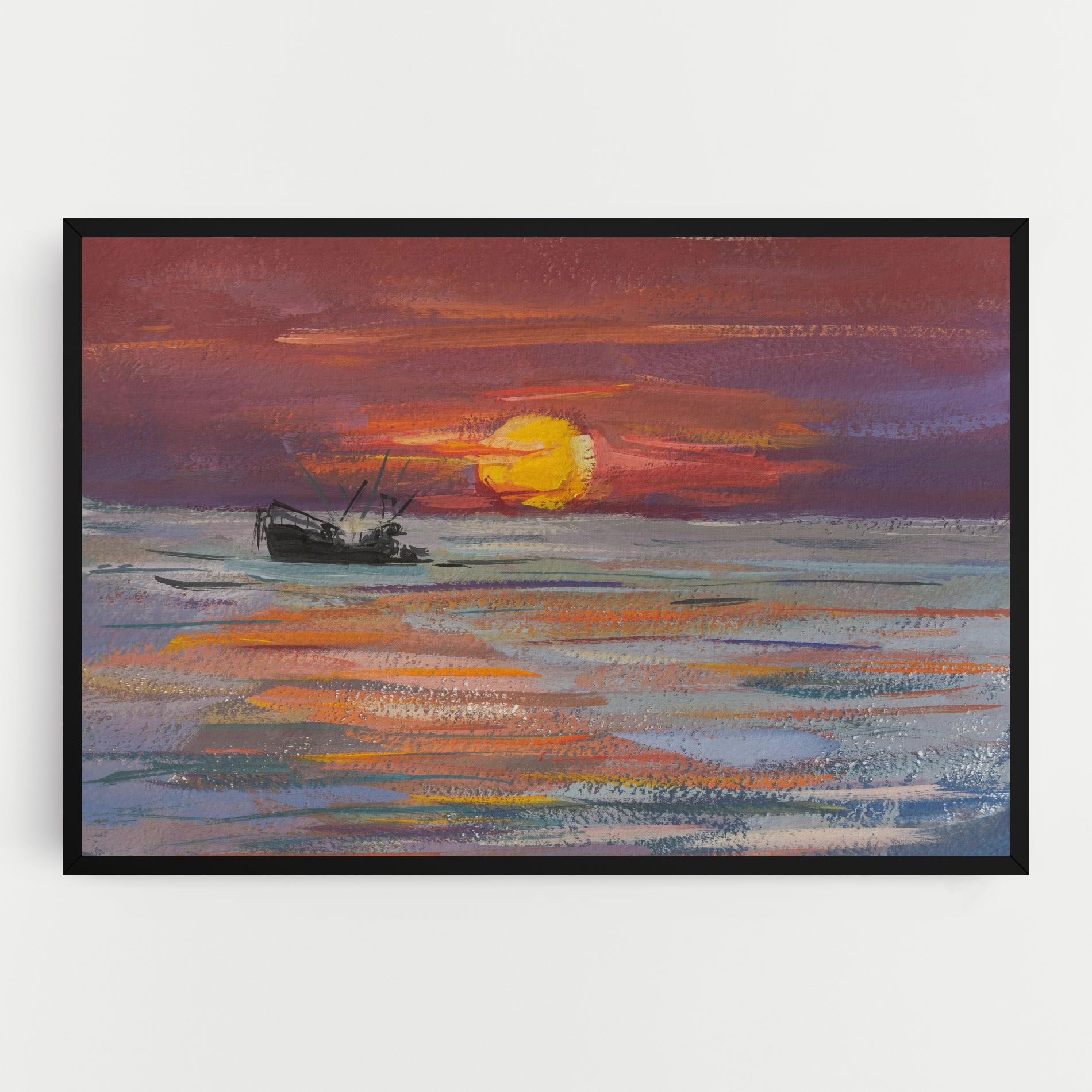 Sea Ship Painting mockup 0