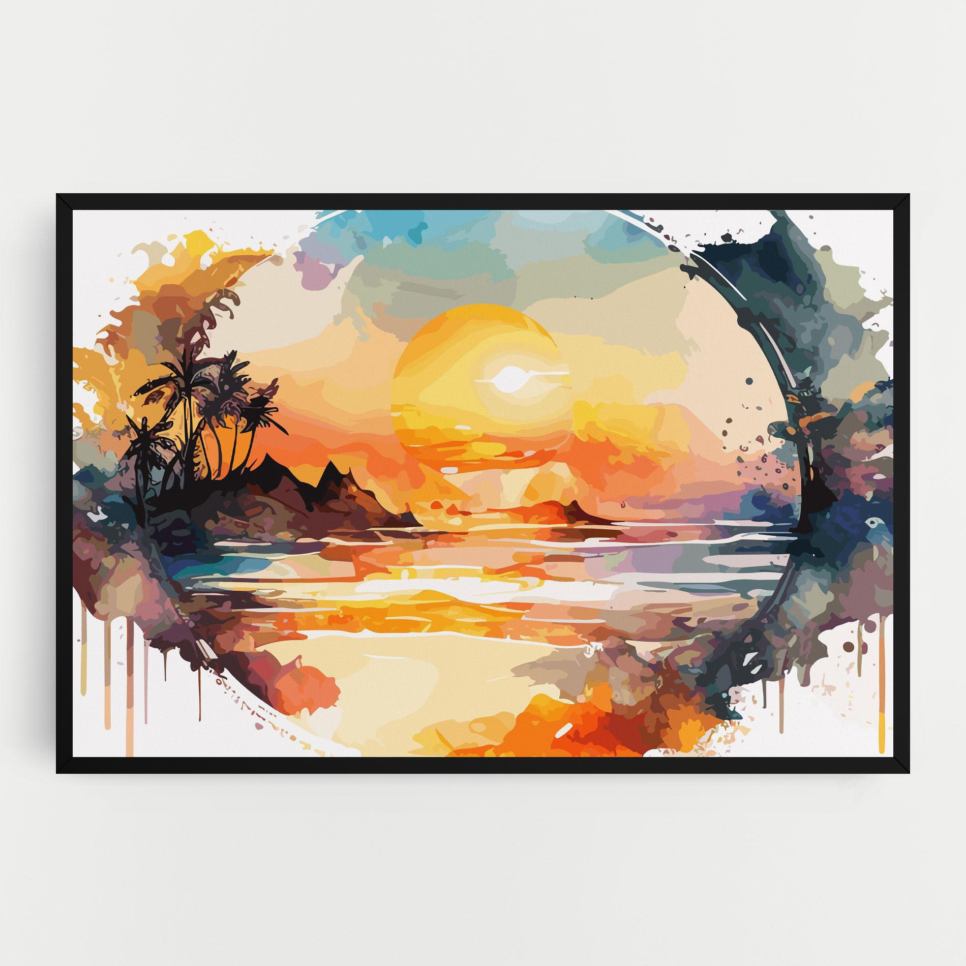 Vászonkép Sunrise Art mockup 0