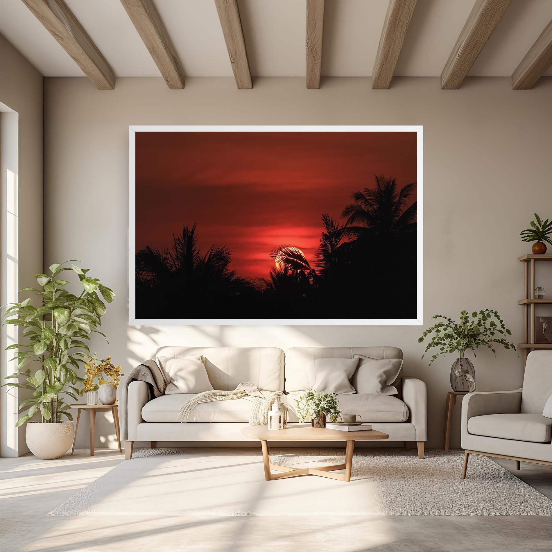 Coconuts Tree Sunset mockup 6