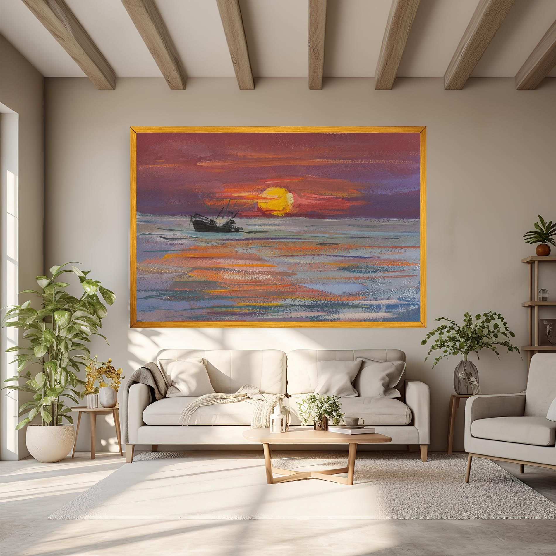 Sea Ship Painting mockup 6