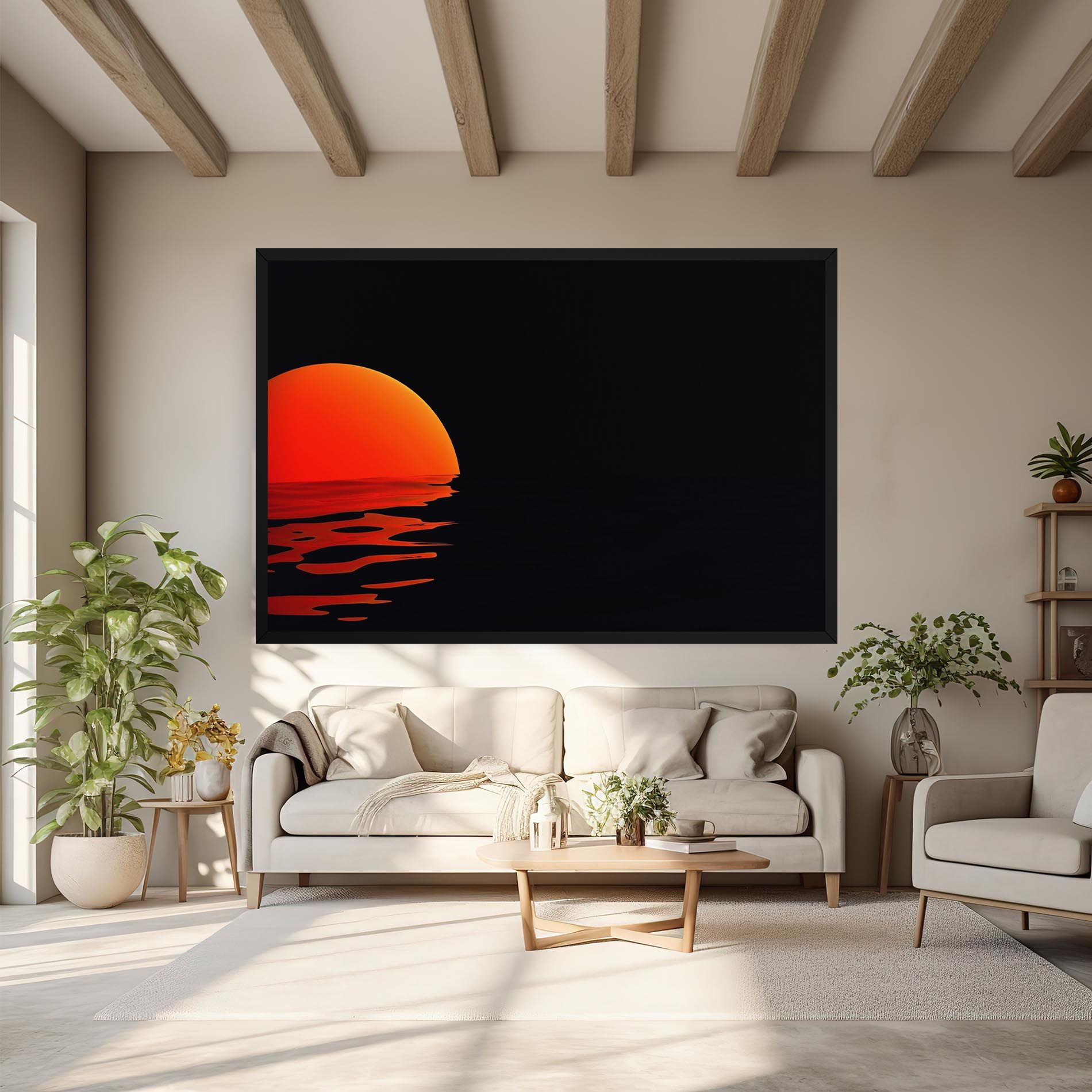 Red Evening Sunset mockup 6