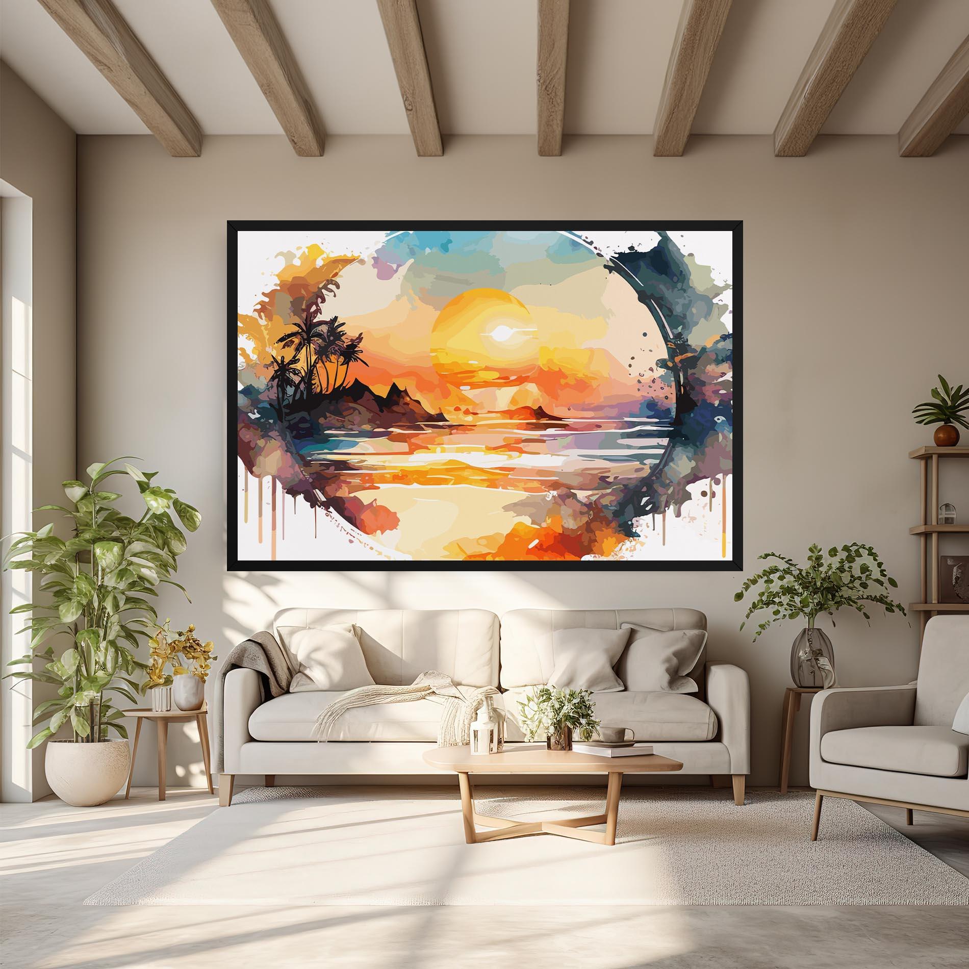 Vászonkép Sunrise Art mockup 6