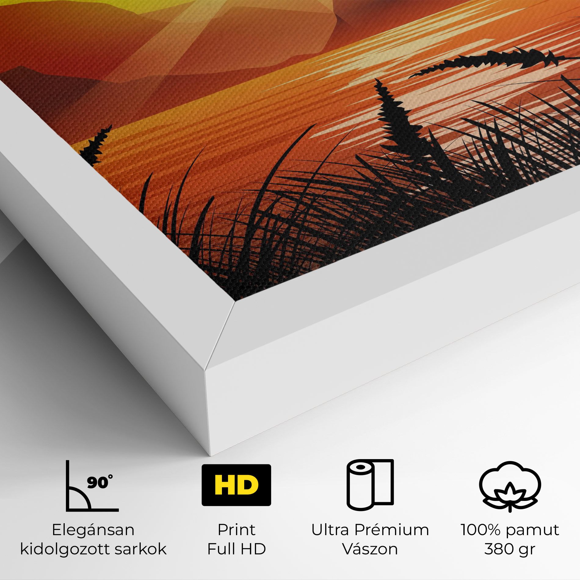 Sunrise Grass Art mockup 4