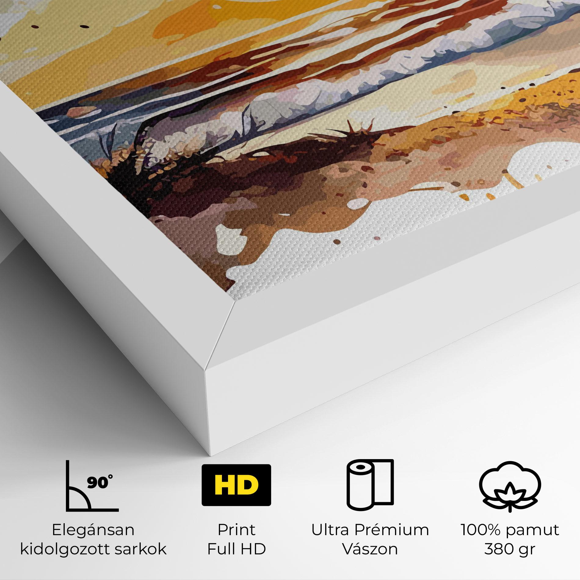 Vászonkép Sunset Art View mockup 4