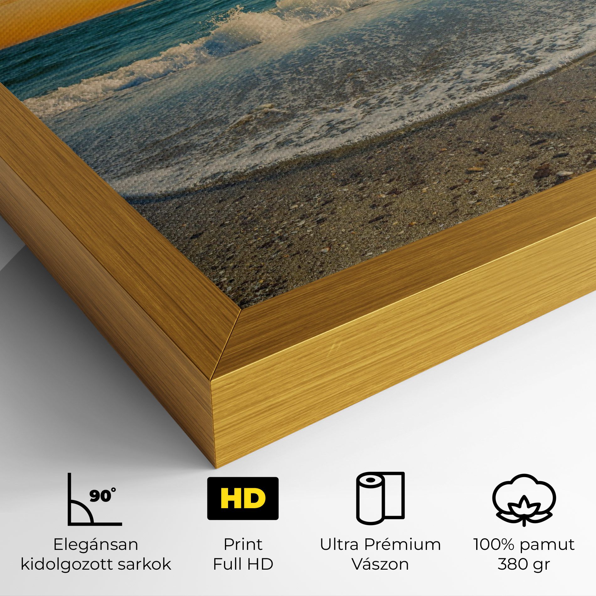 Beach Dramatic Sunset mockup 4