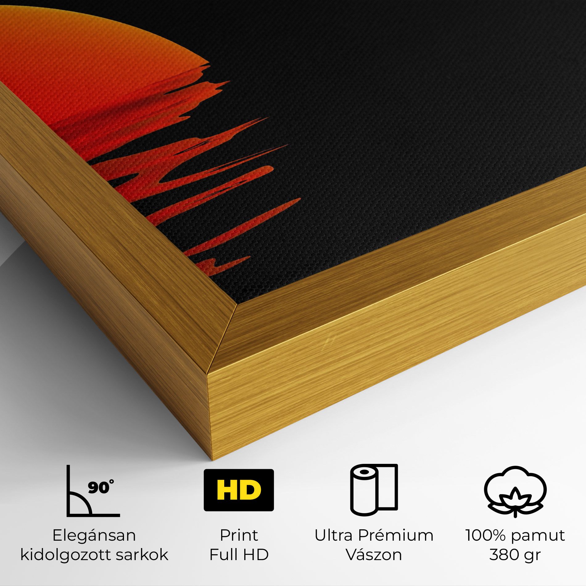 Red Evening Sunset mockup 4