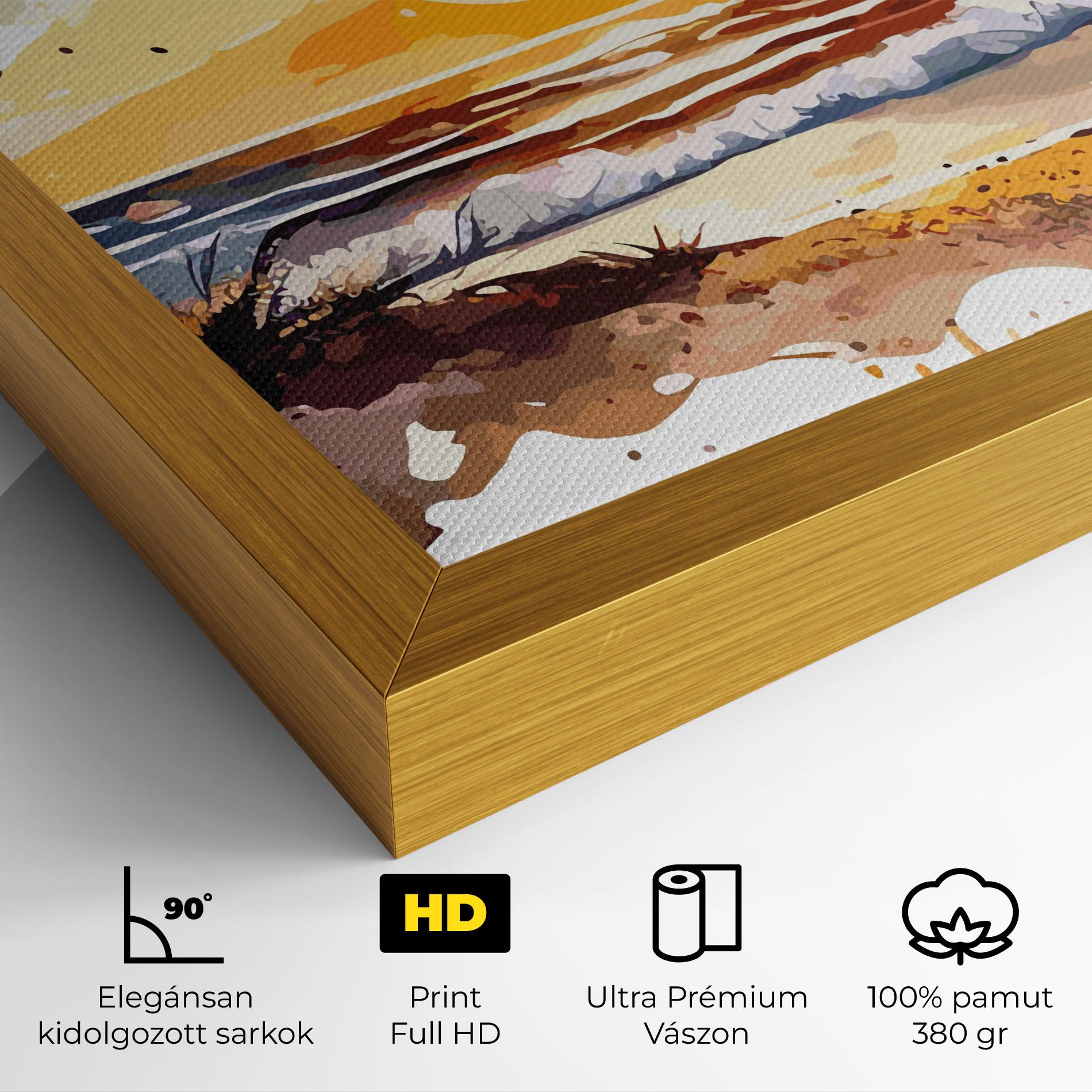 Vászonkép Sunset Art View mockup 4