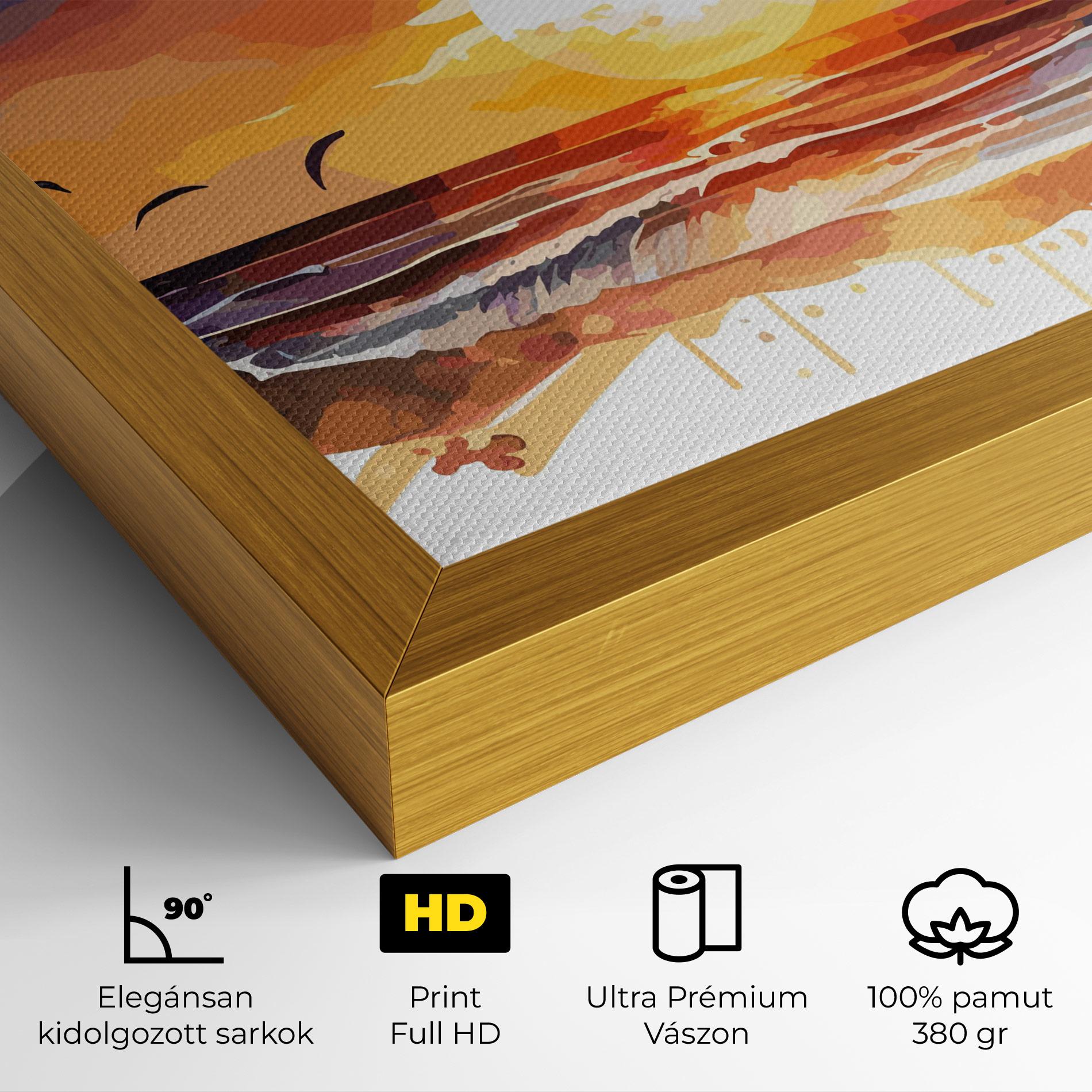Vászonkép Sunset Art mockup 4
