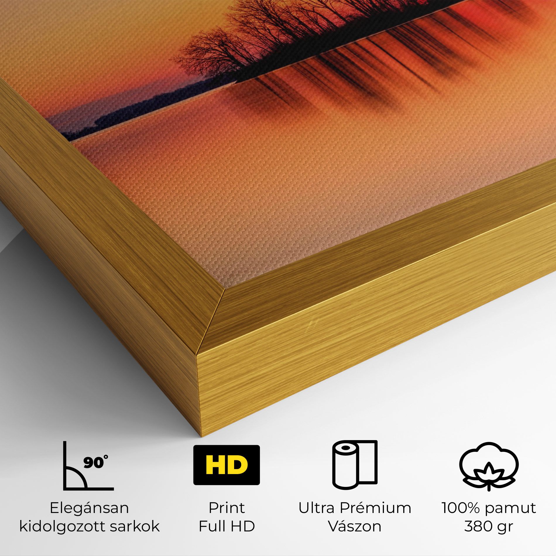Tree Sunset Lake mockup 4