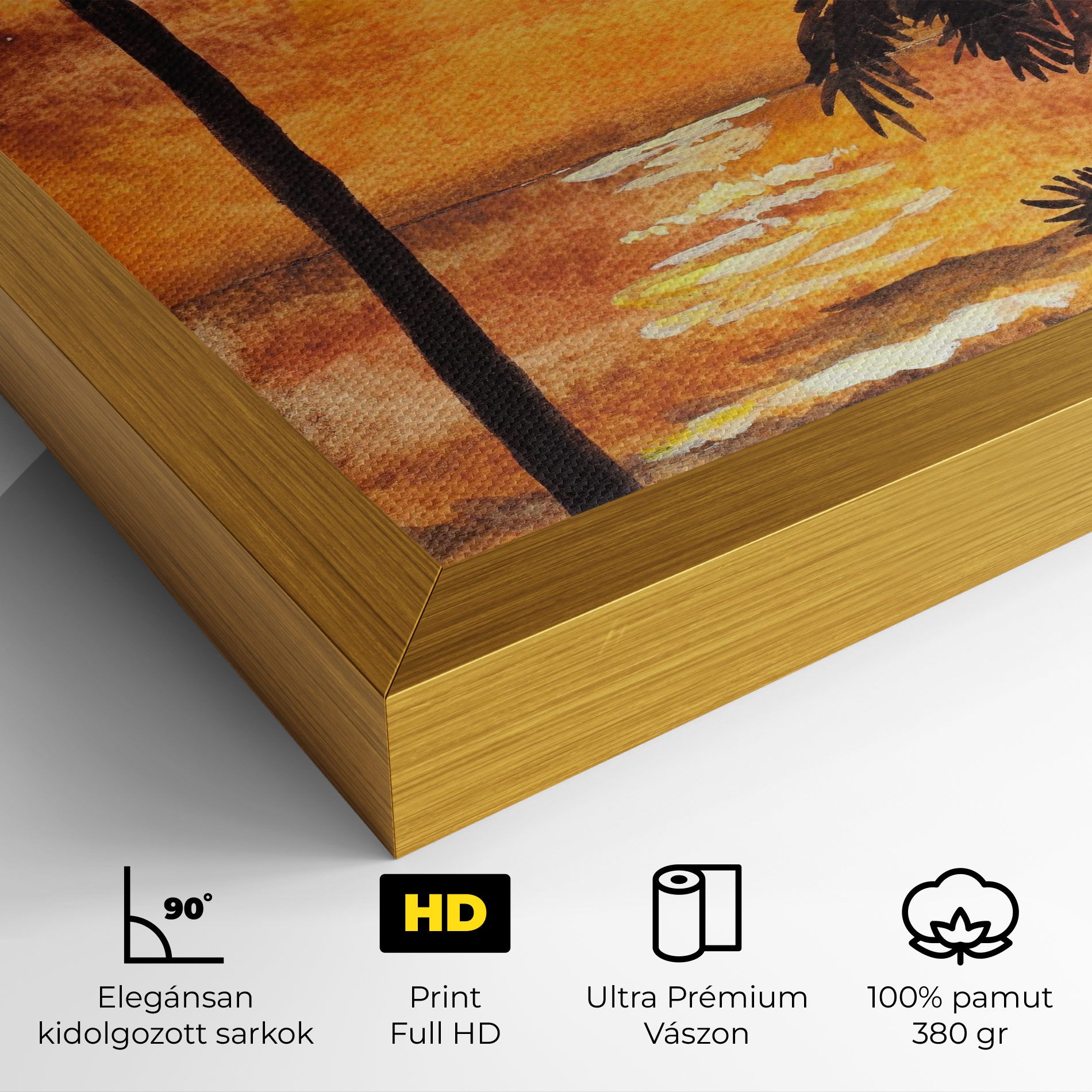 Watercolor Painting Sunrise mockup 4