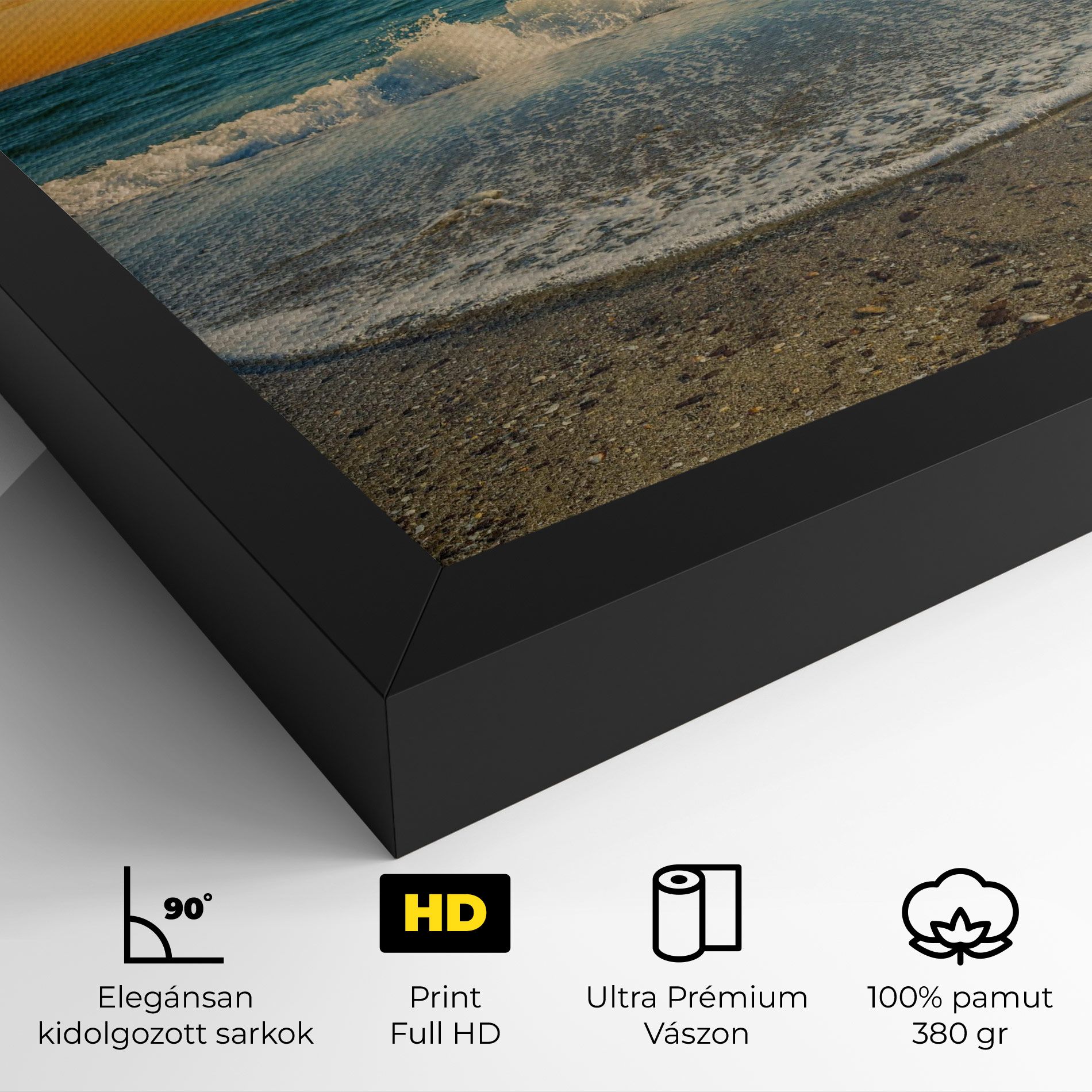 Beach Dramatic Sunset mockup 4