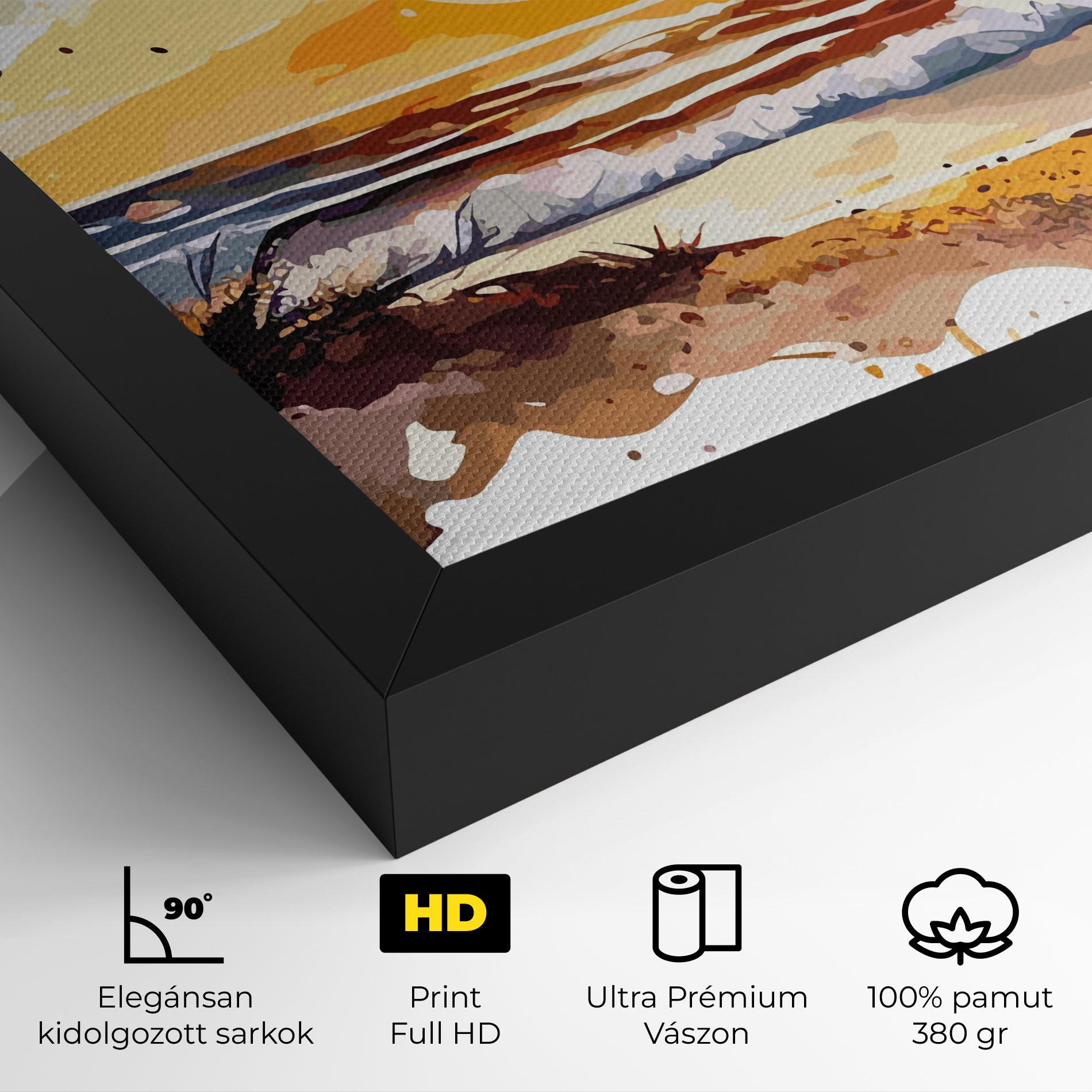 Vászonkép Sunset Art View mockup 4