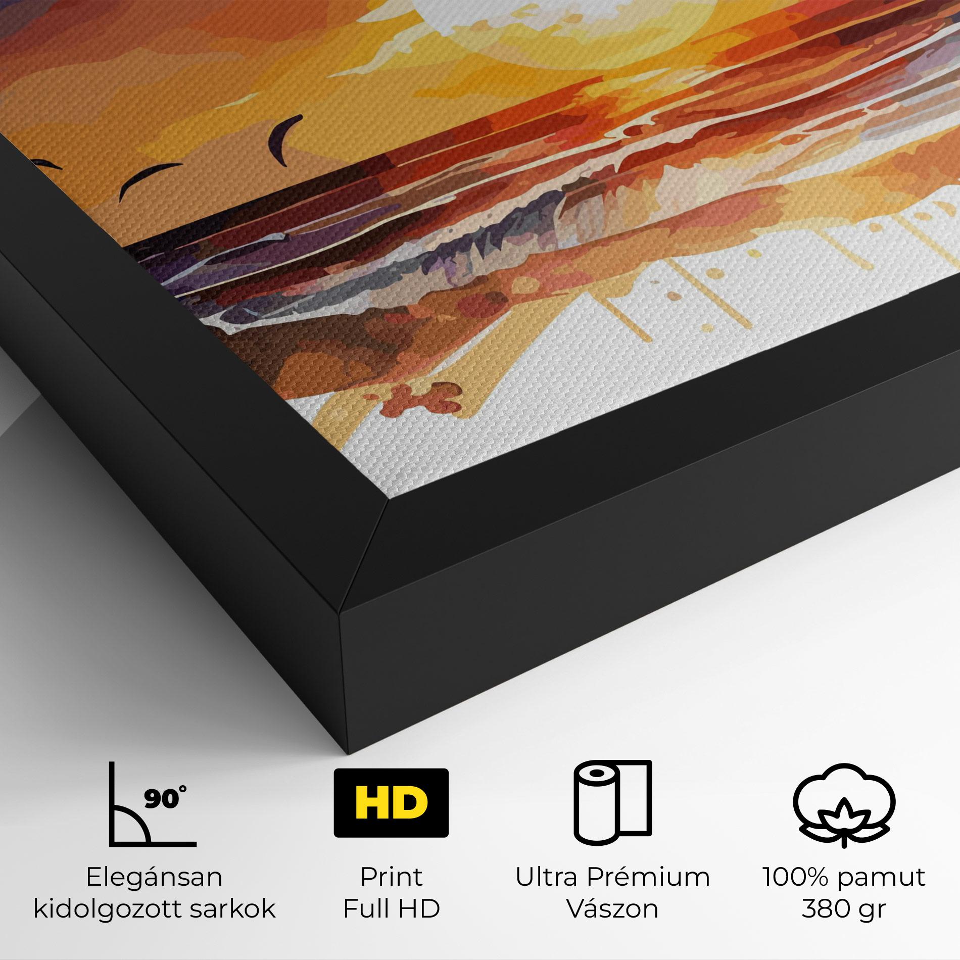 Vászonkép Sunset Art mockup 4