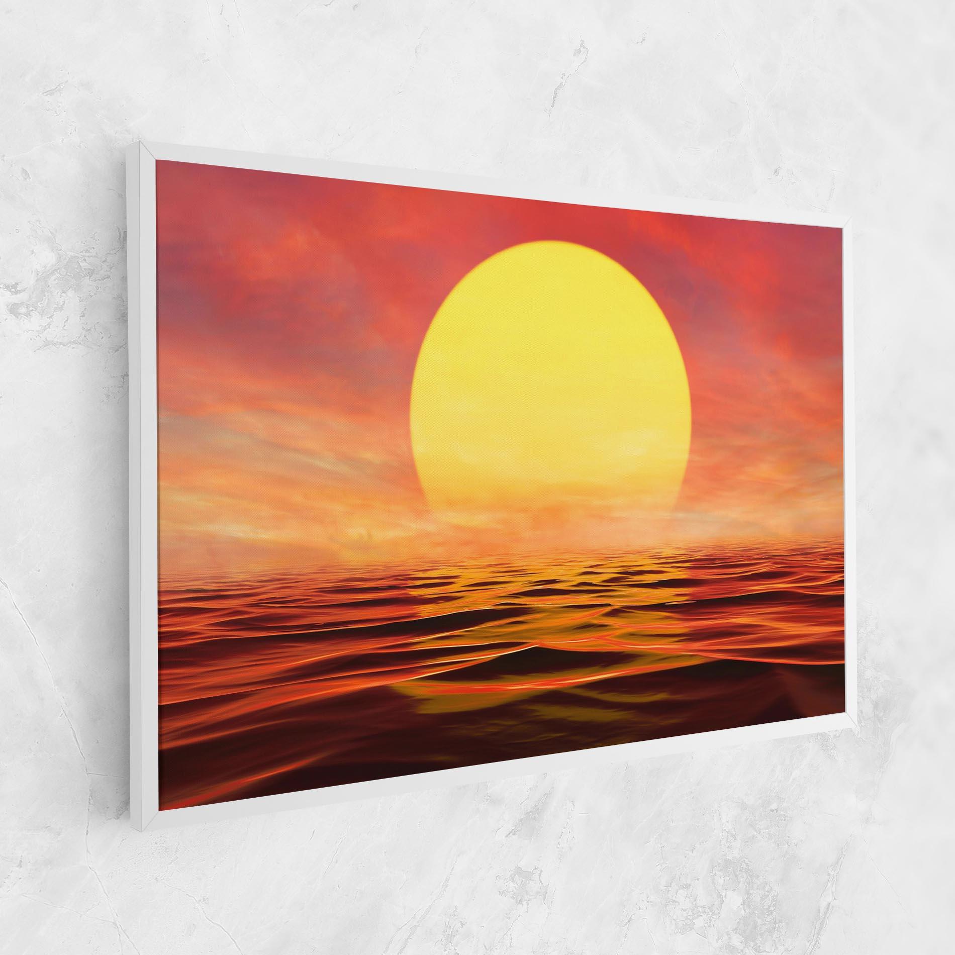 Vászonkép Clouds Reflection Sky mockup 1