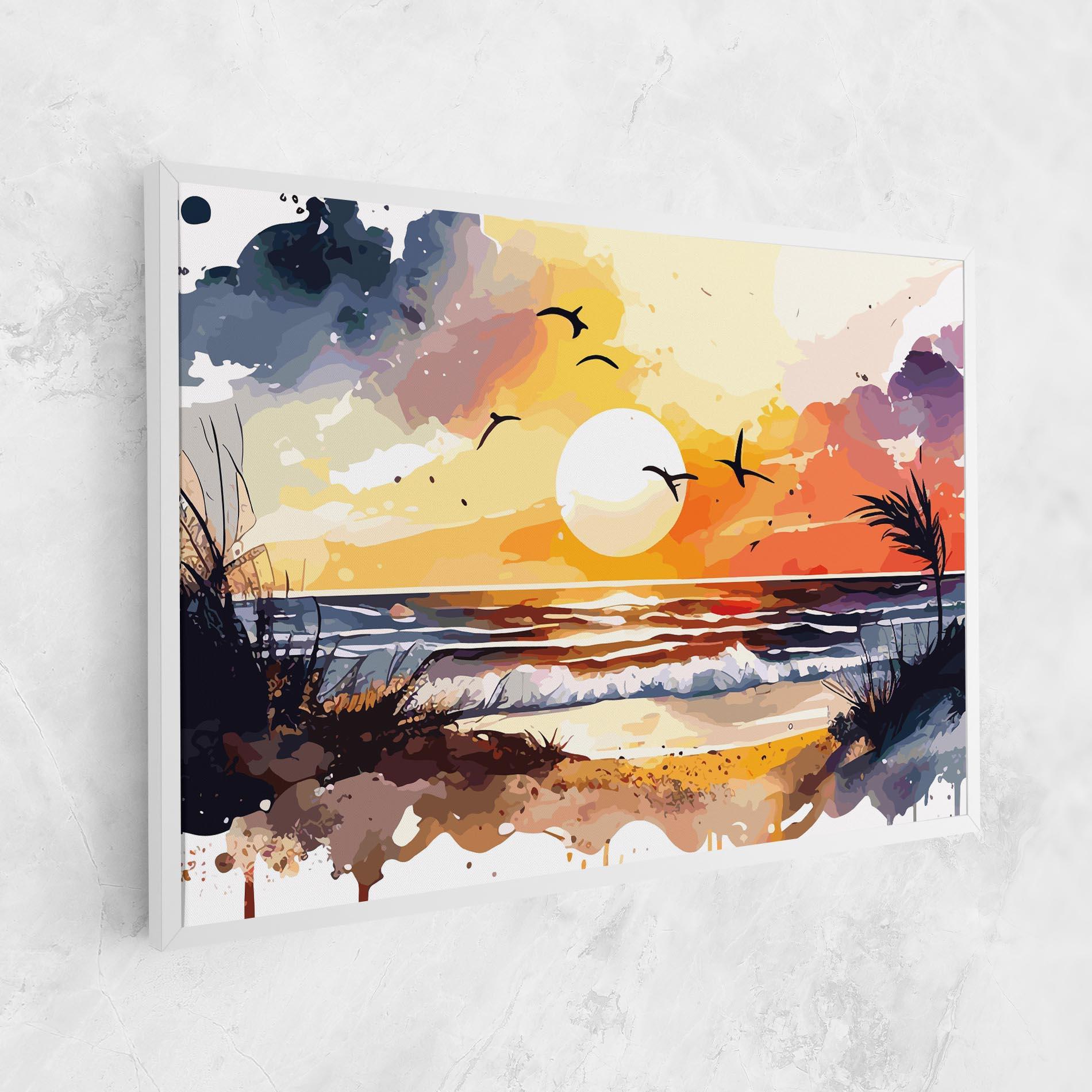 Vászonkép Sunset Art View mockup 1