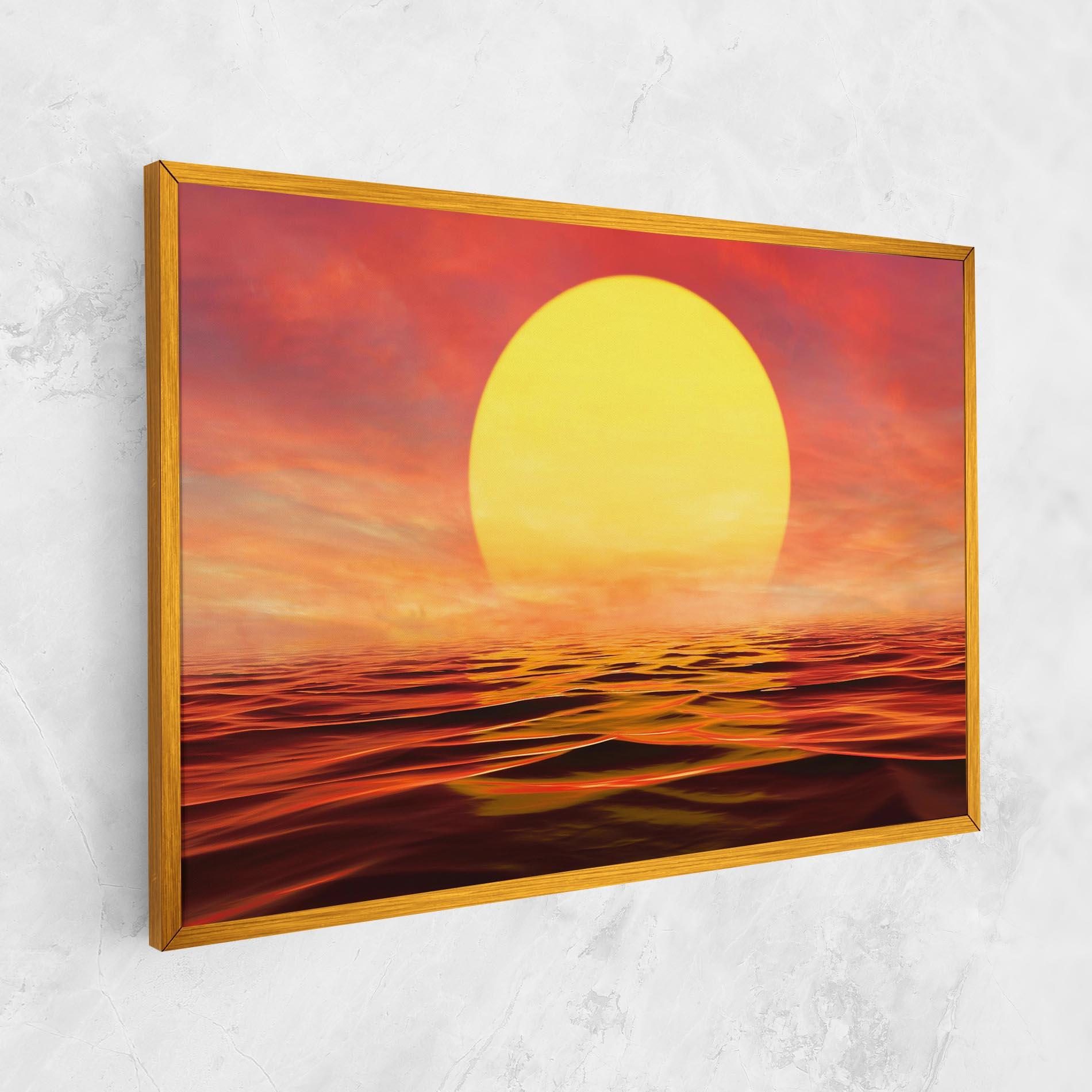 Vászonkép Clouds Reflection Sky mockup 1