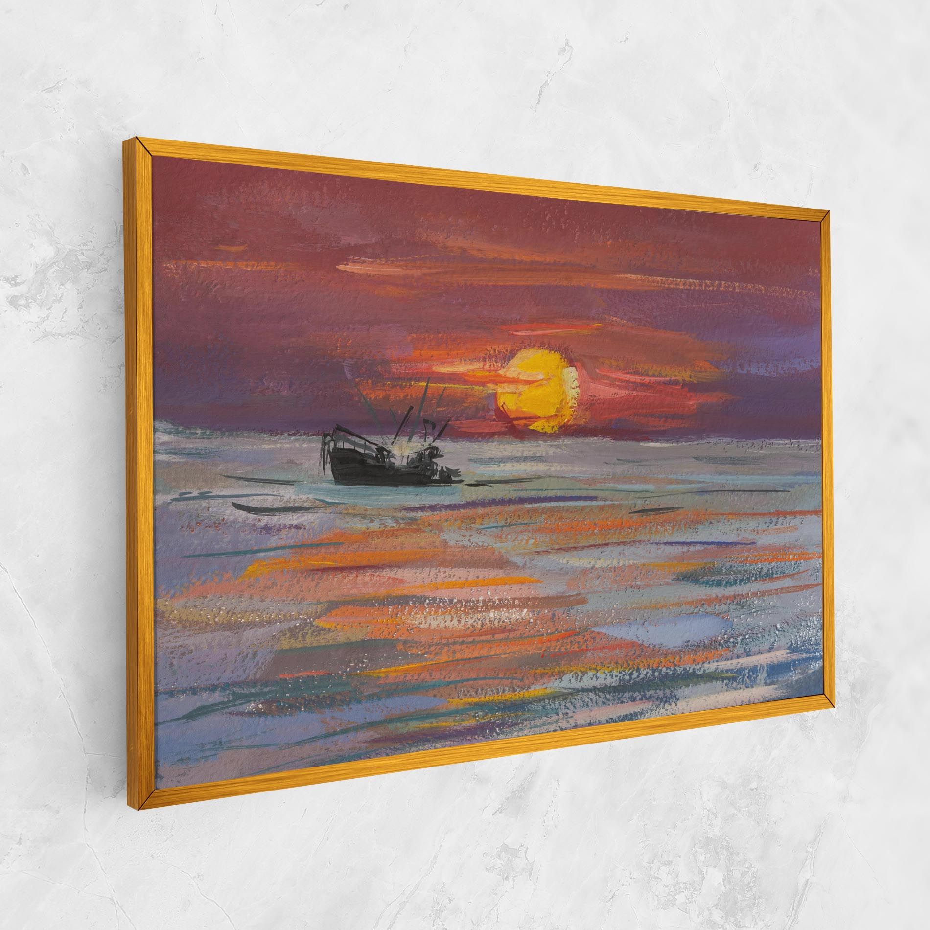 Sea Ship Painting mockup 1