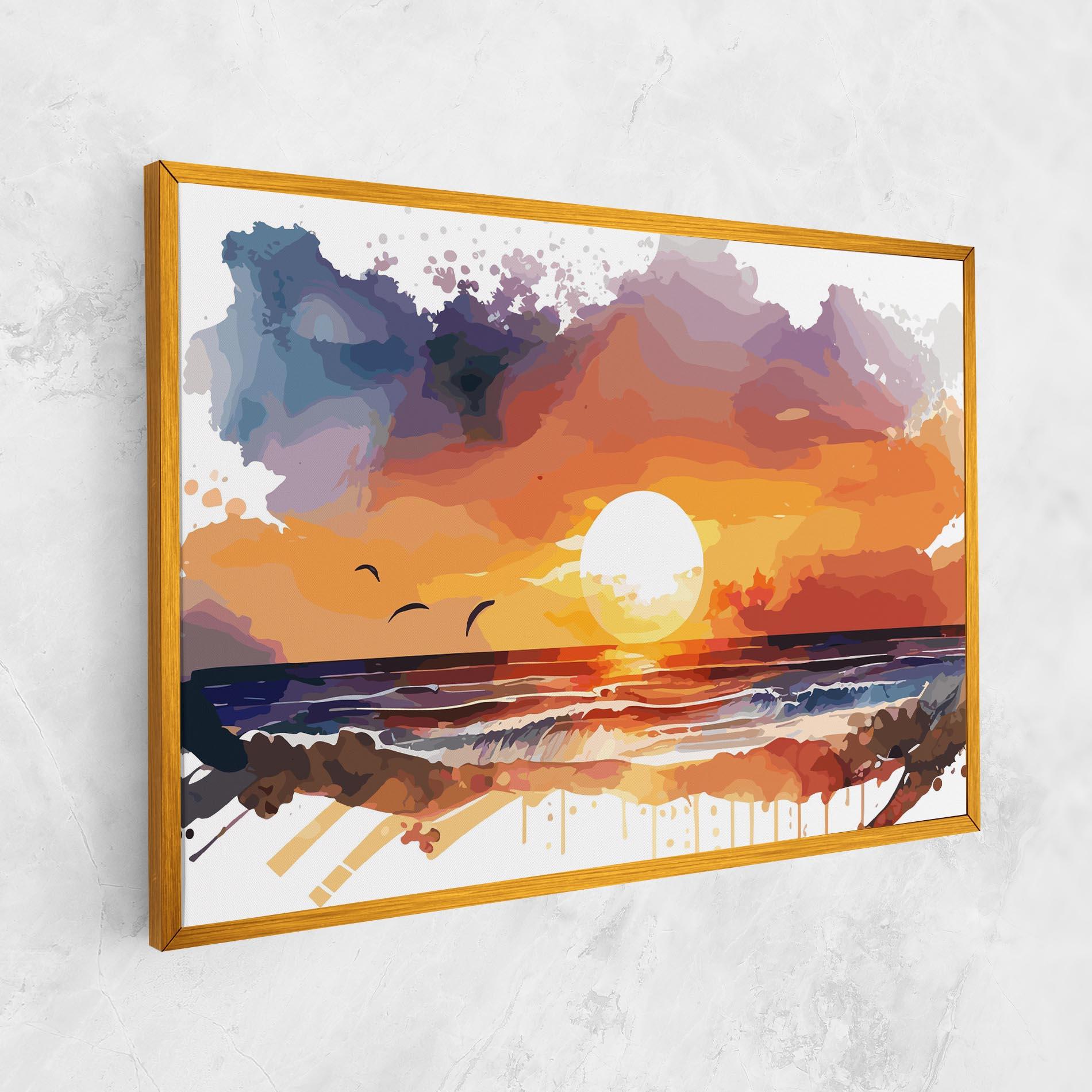 Vászonkép Sunset Art mockup 1