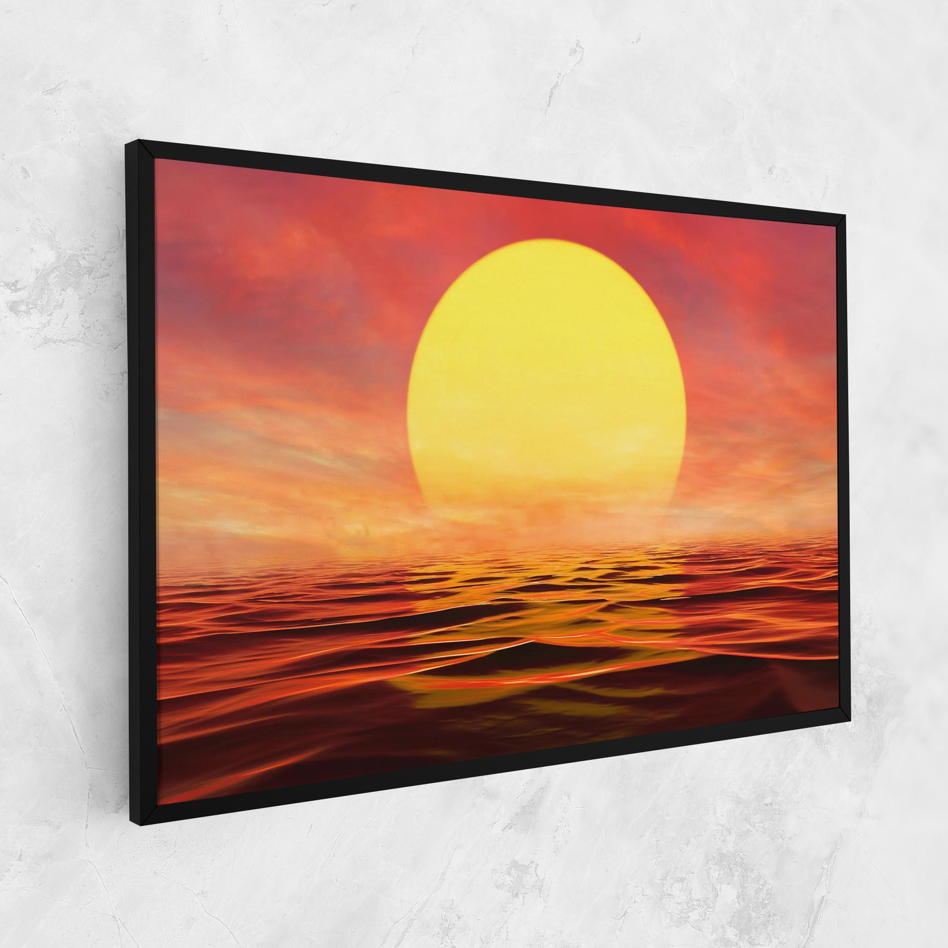 Vászonkép Clouds Reflection Sky mockup 1
