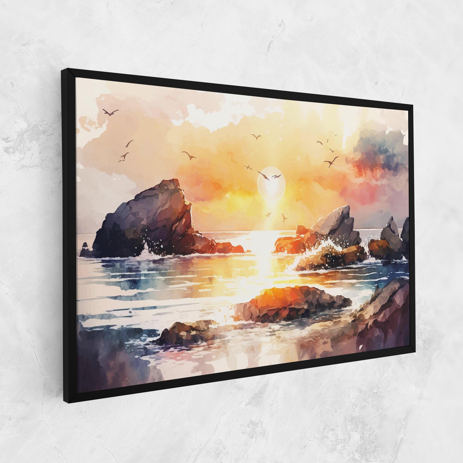 Vászonkép Pretty Pastel Sunset mockup 1