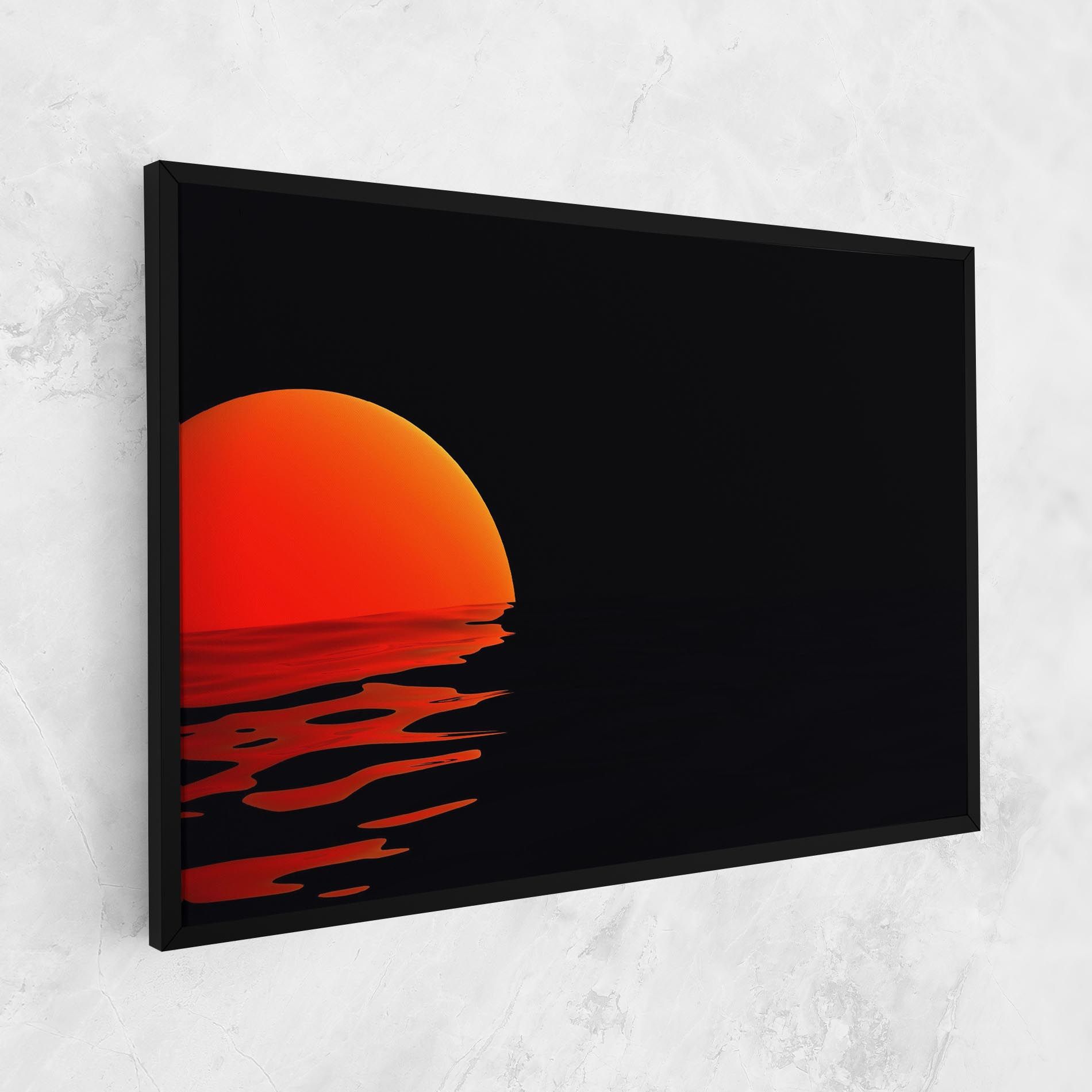 Red Evening Sunset mockup 1