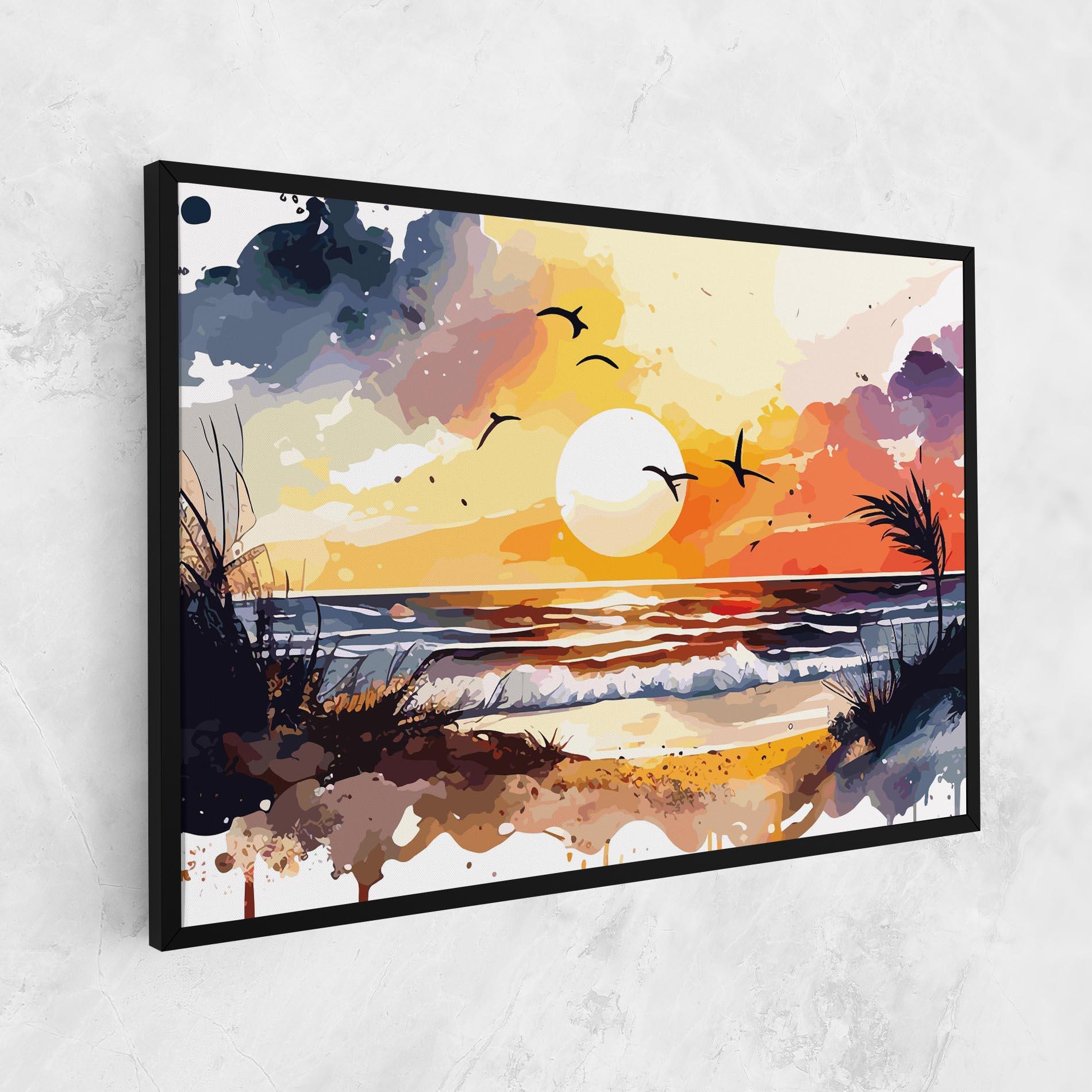 Vászonkép Sunset Art View mockup 1