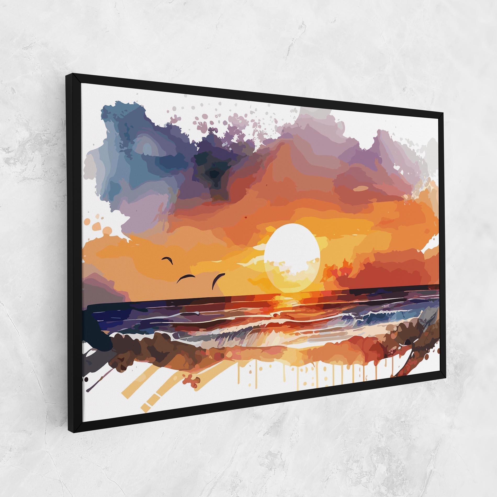 Vászonkép Sunset Art mockup 1