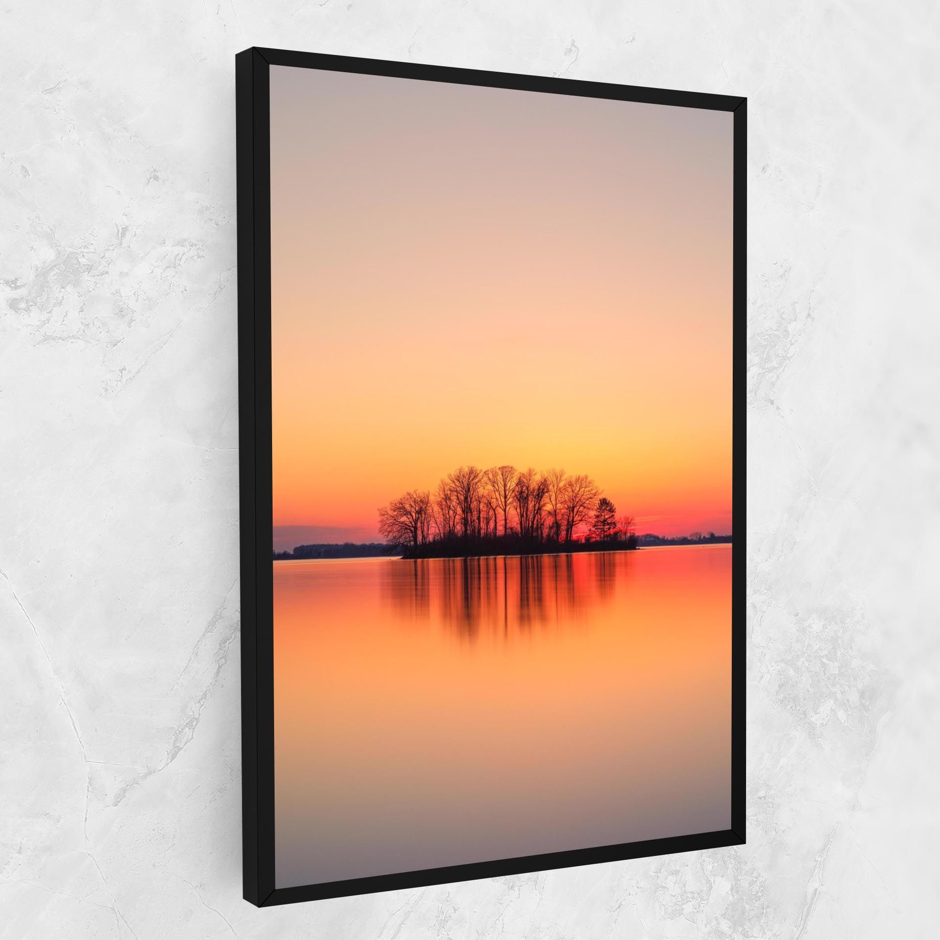 Tree Sunset Lake mockup 1