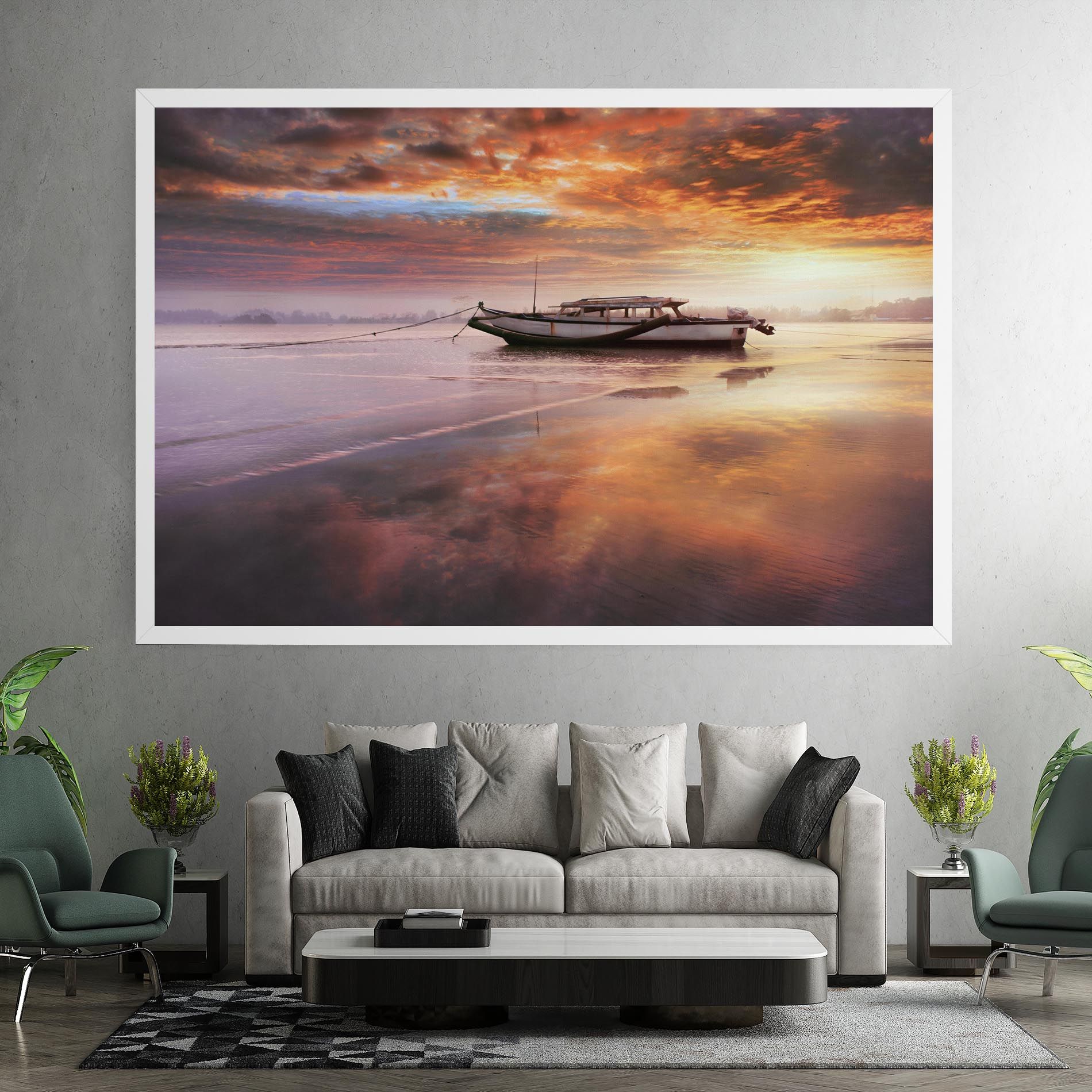Beauty Boat Sunrise mockup 7