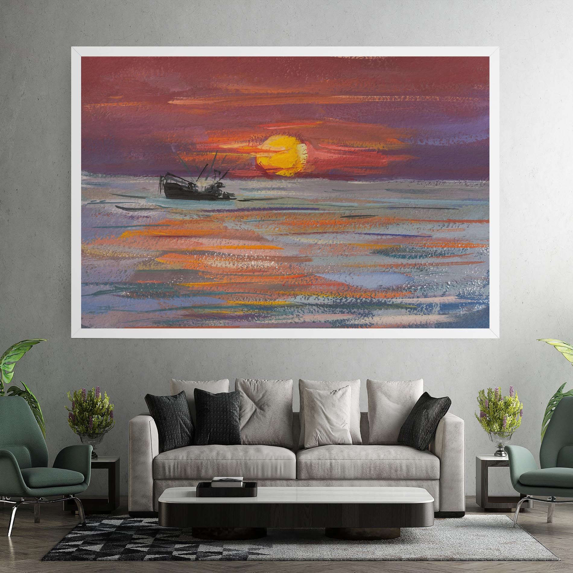 Sea Ship Painting mockup 7