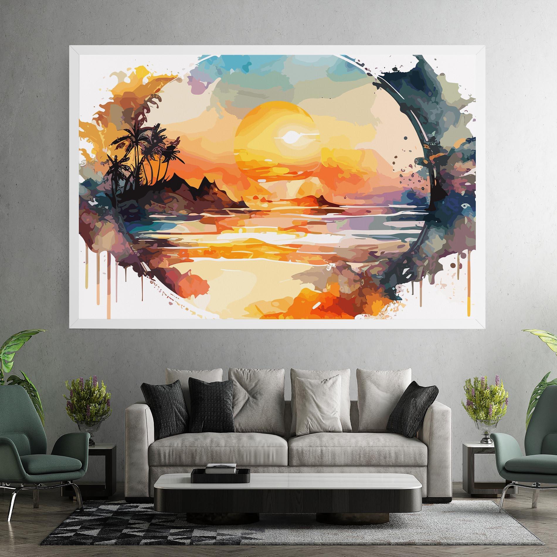 Vászonkép Sunrise Art mockup 7