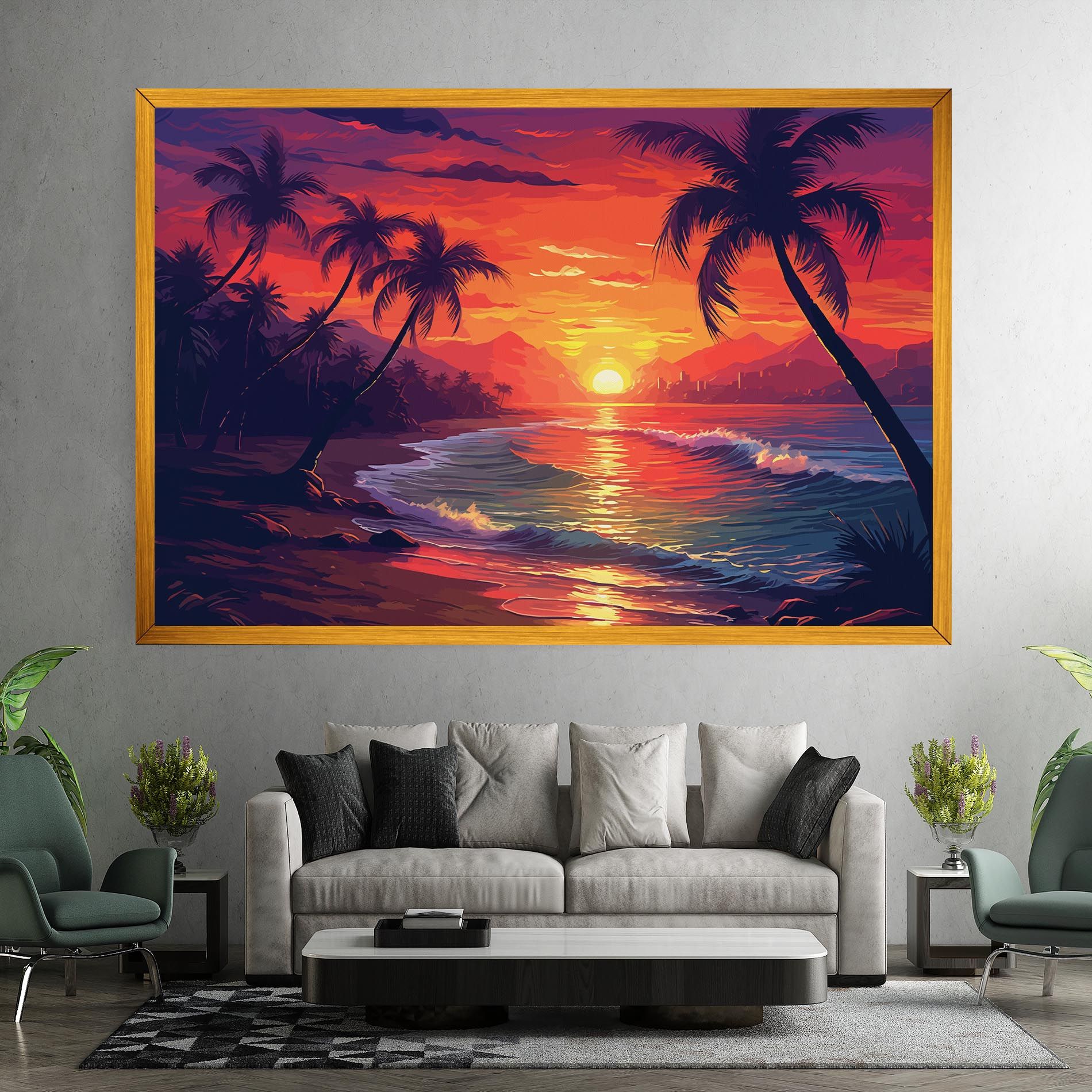 Purple Orange Sunlight mockup 7