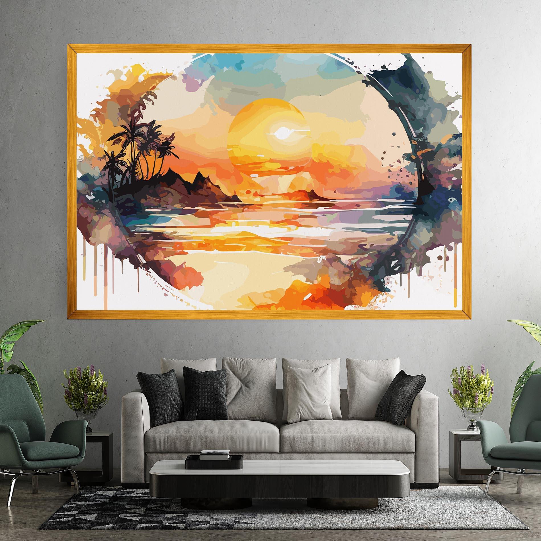 Vászonkép Sunrise Art mockup 7