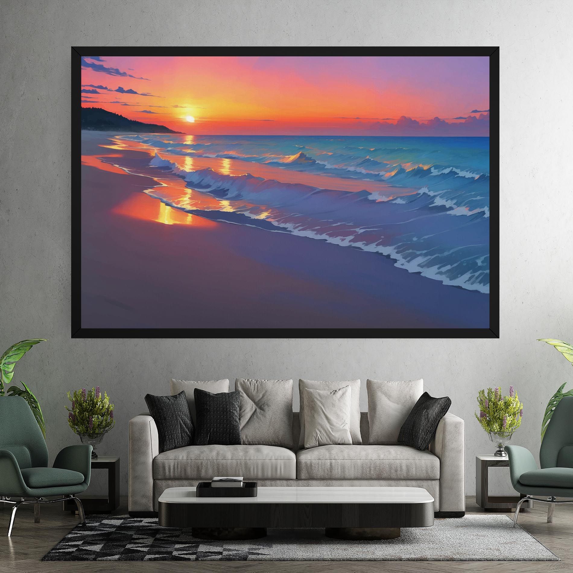 Dreamy Beach Sunset mockup 7