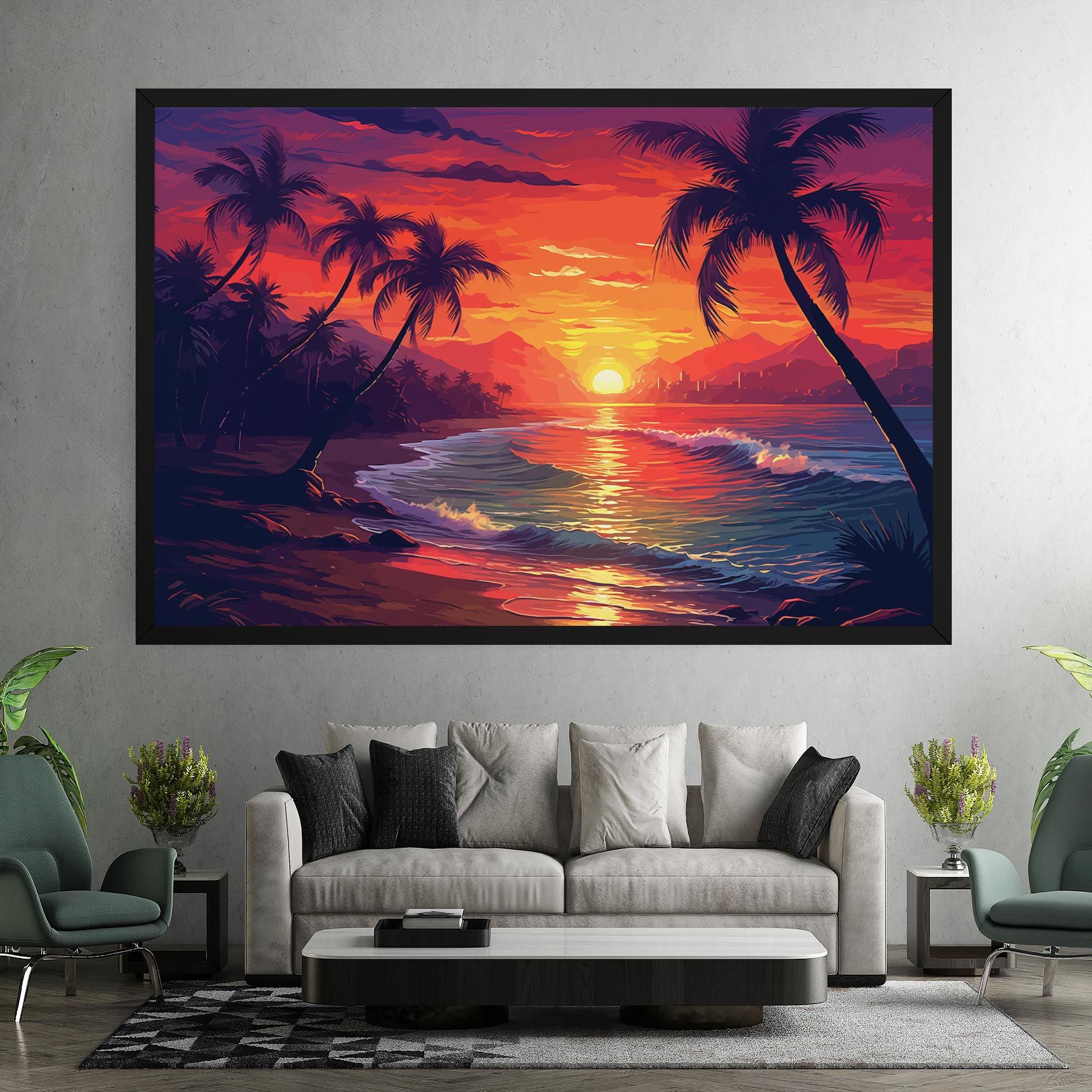 Purple Orange Sunlight mockup 7