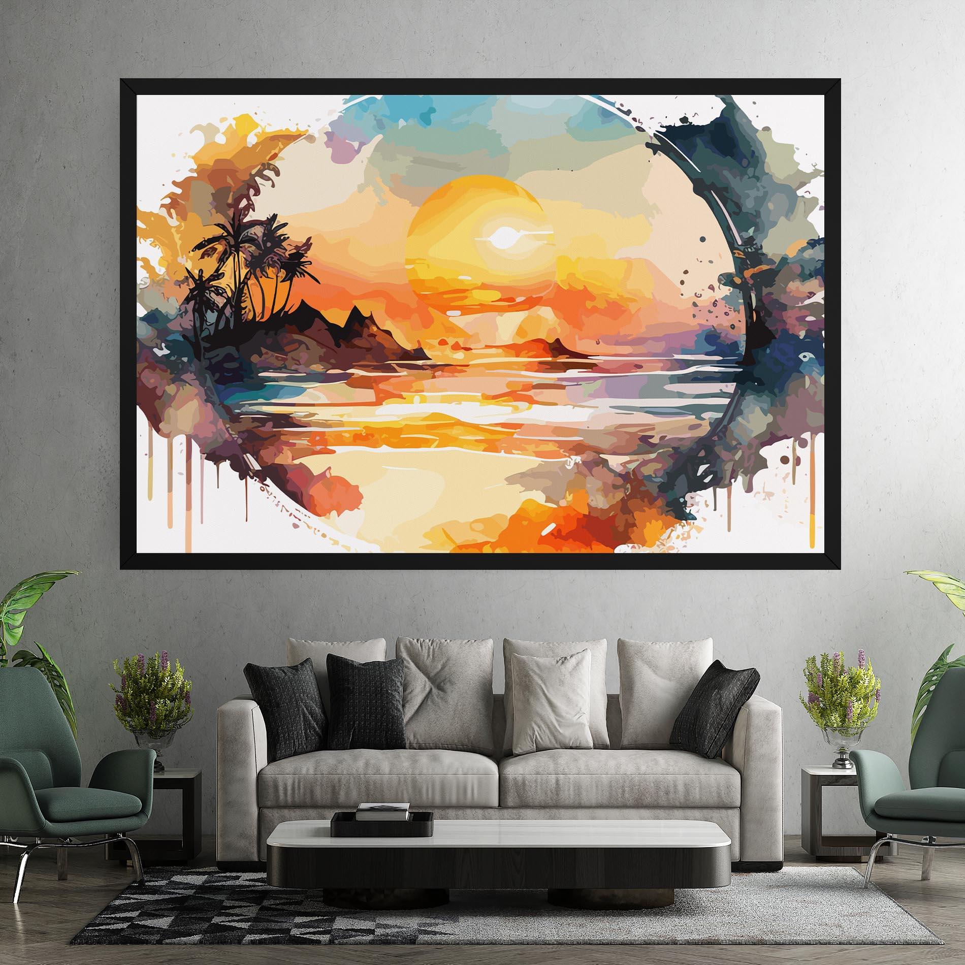 Vászonkép Sunrise Art mockup 7