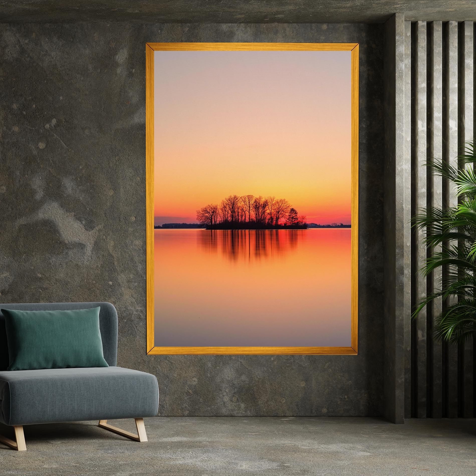 Tree Sunset Lake mockup 7