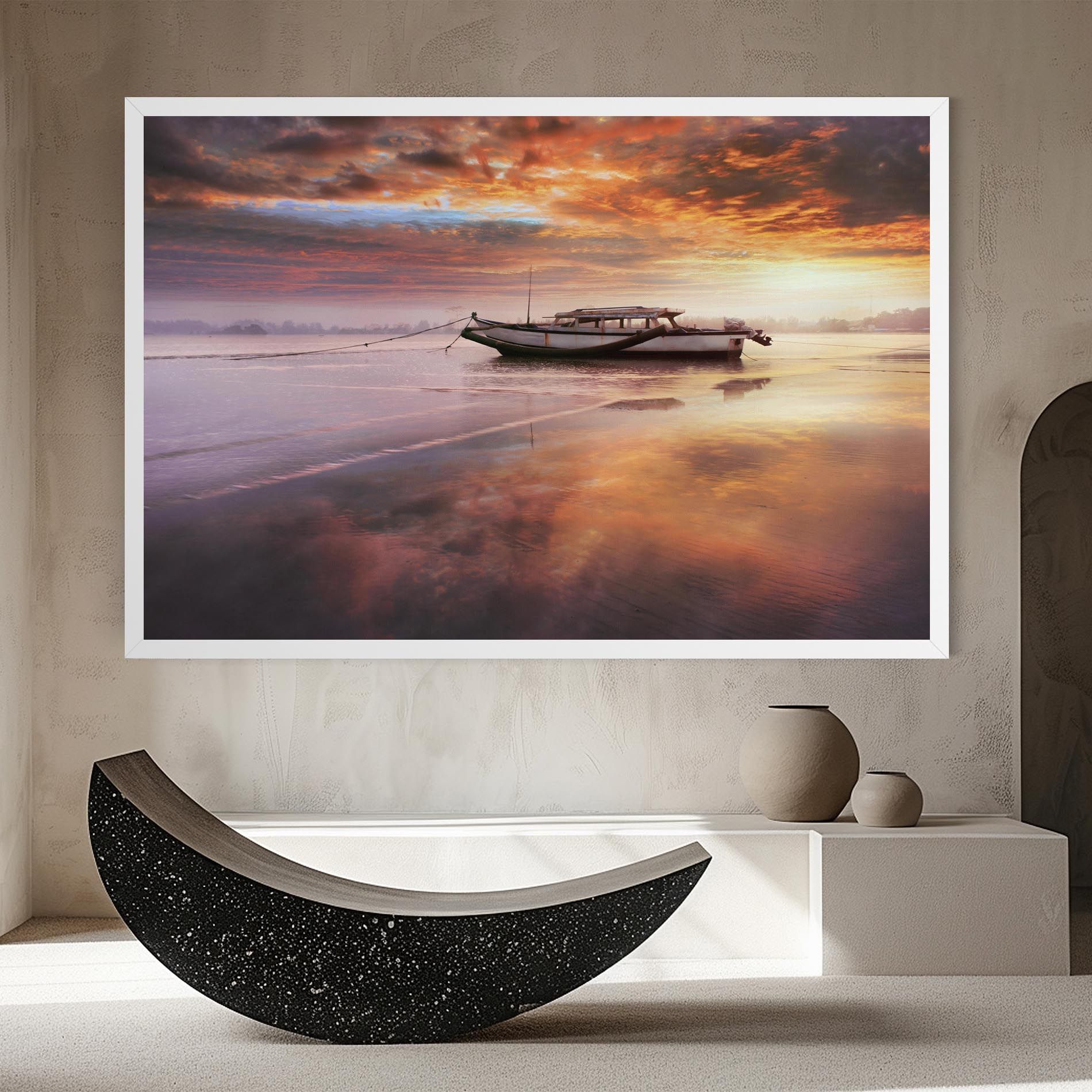 Beauty Boat Sunrise mockup 8
