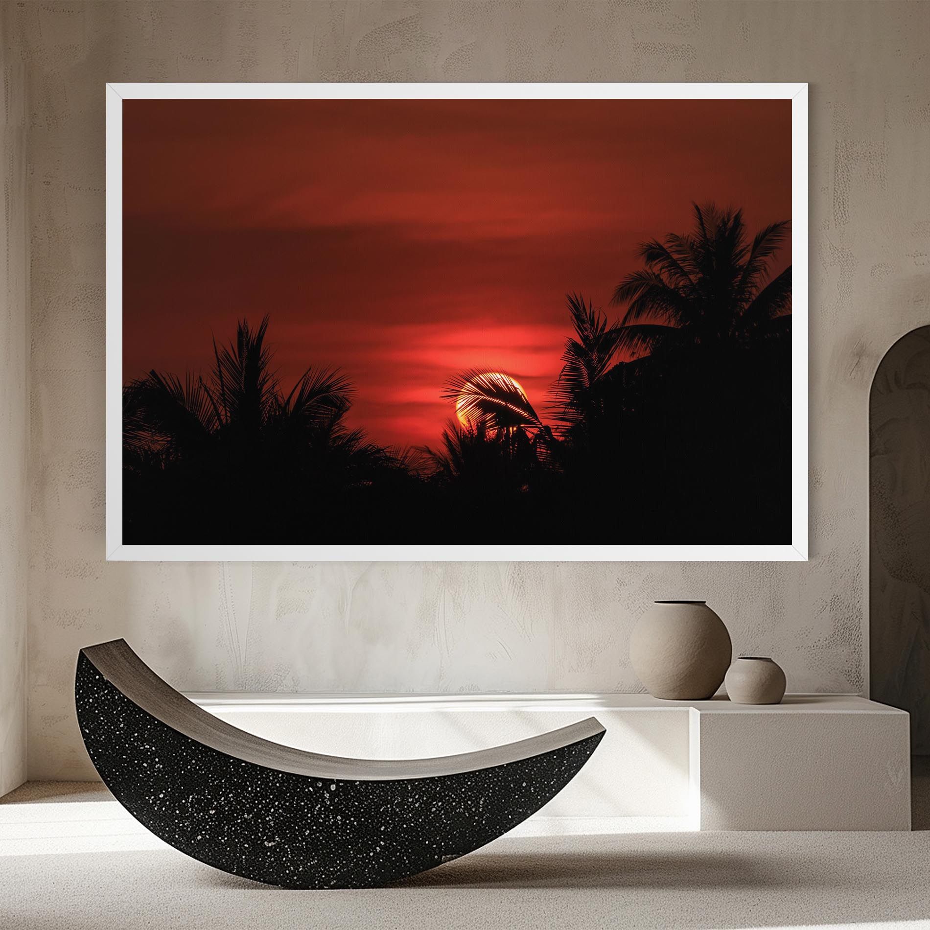 Coconuts Tree Sunset mockup 8
