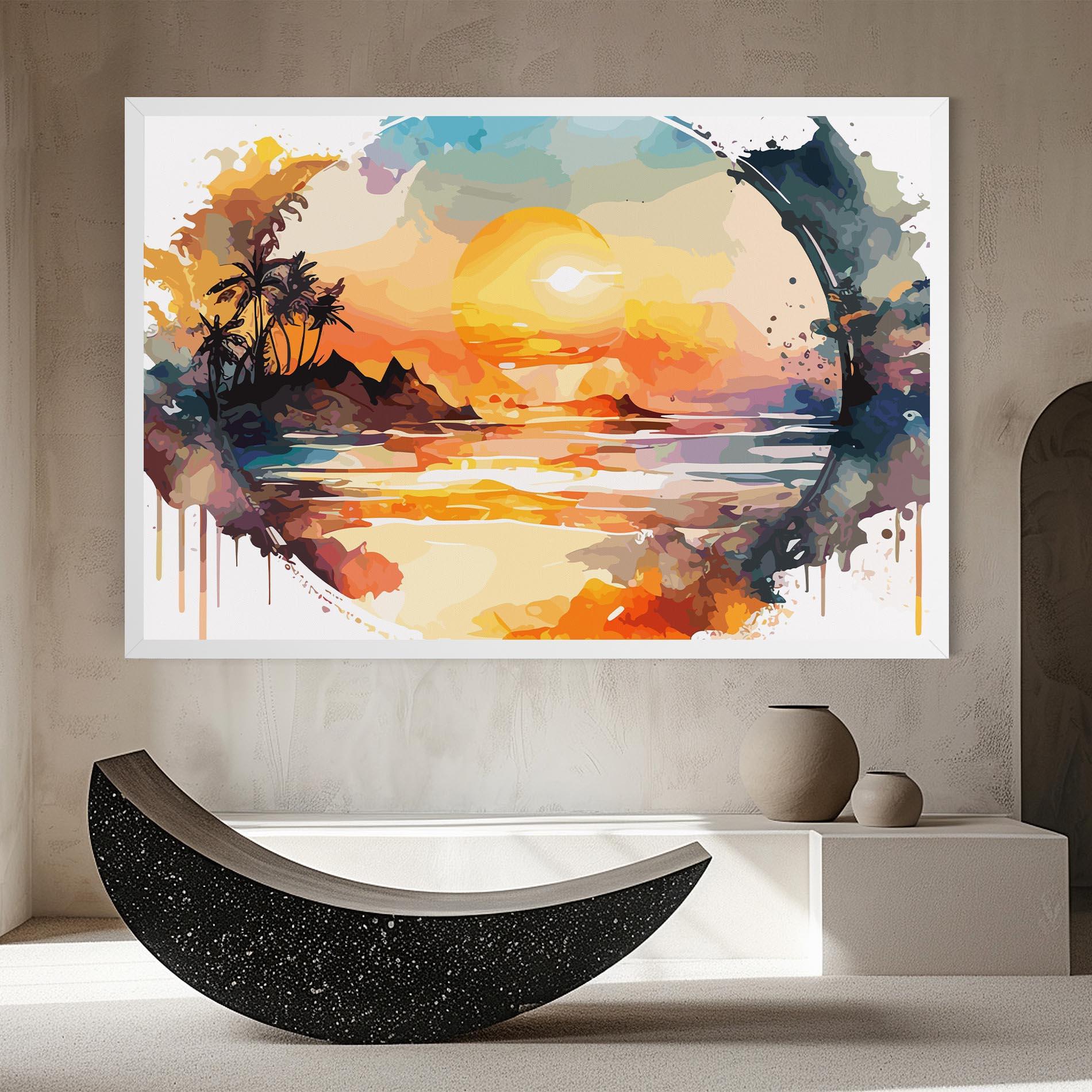 Vászonkép Sunrise Art mockup 8