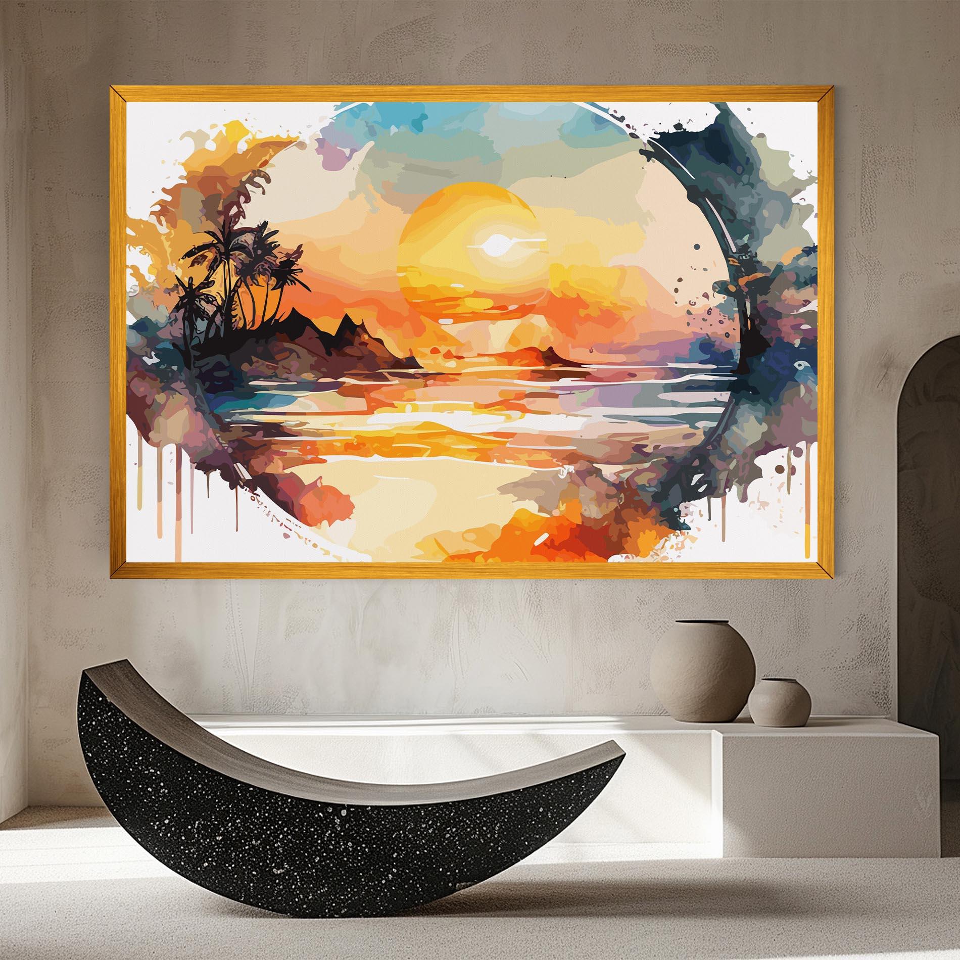 Vászonkép Sunrise Art mockup 8
