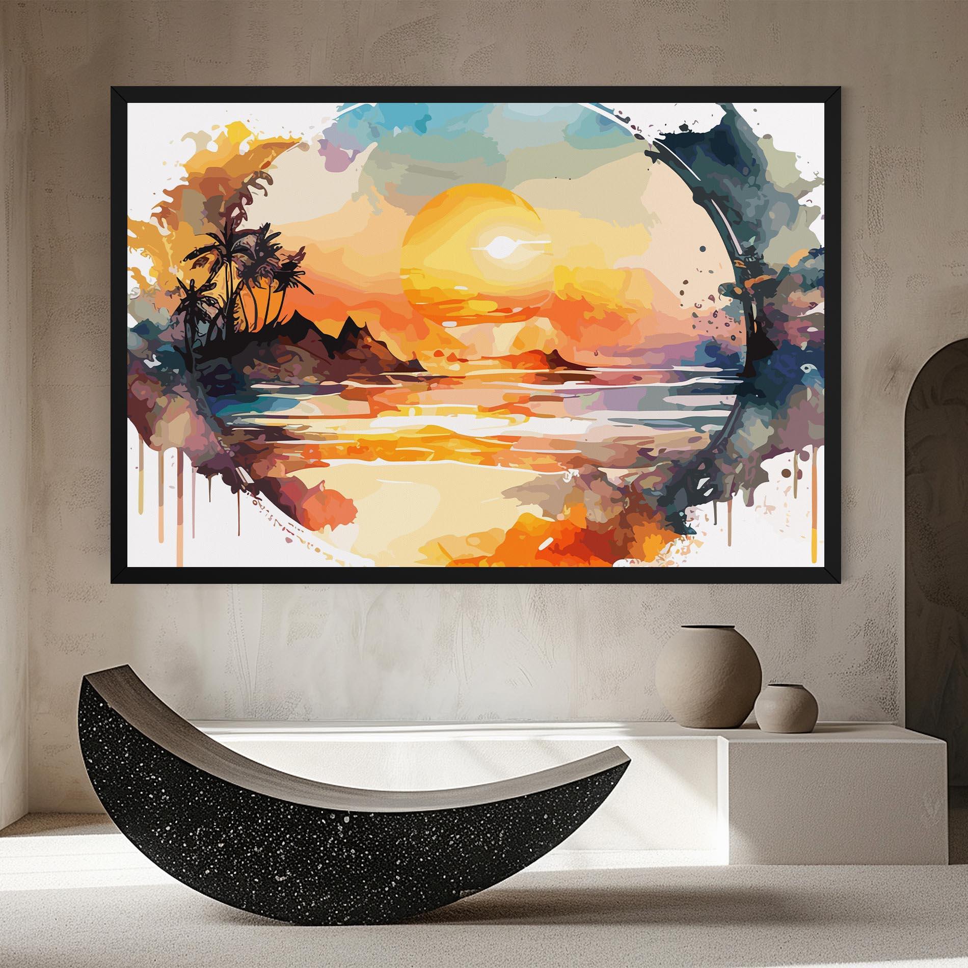 Vászonkép Sunrise Art mockup 8