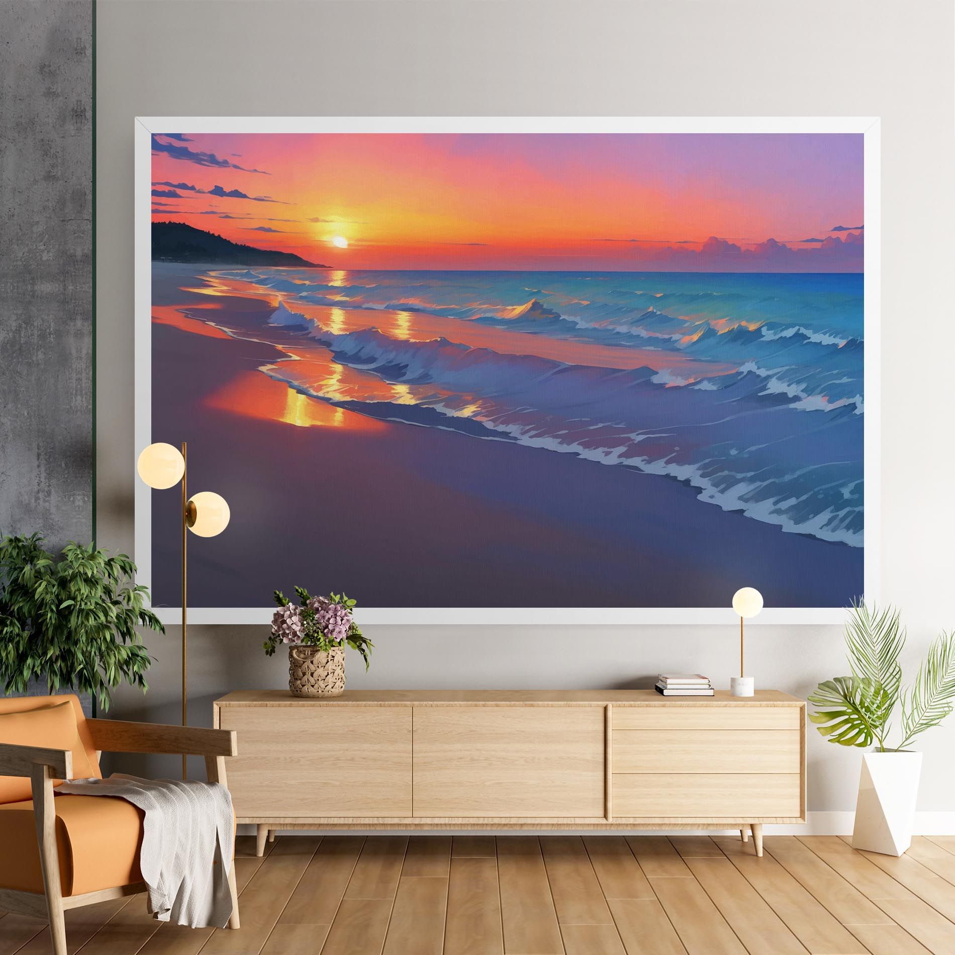 Dreamy Beach Sunset mockup 9