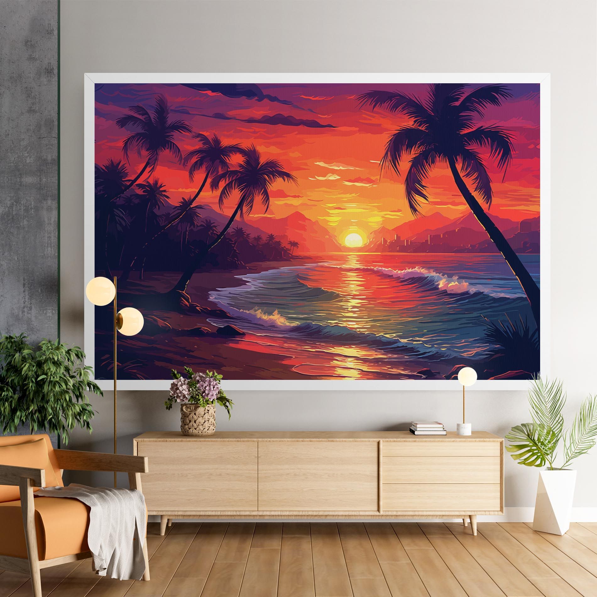 Purple Orange Sunlight mockup 9