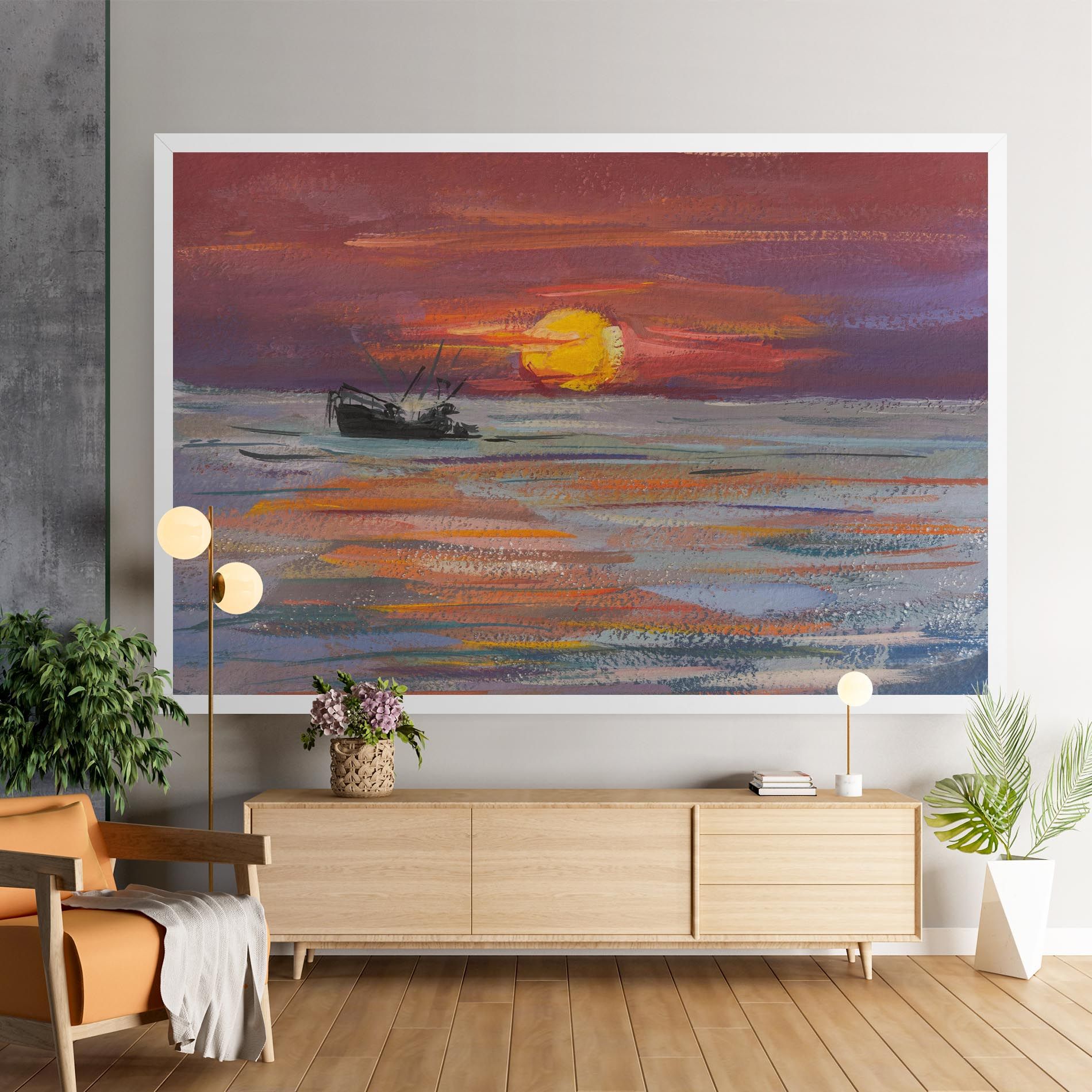 Sea Ship Painting mockup 9