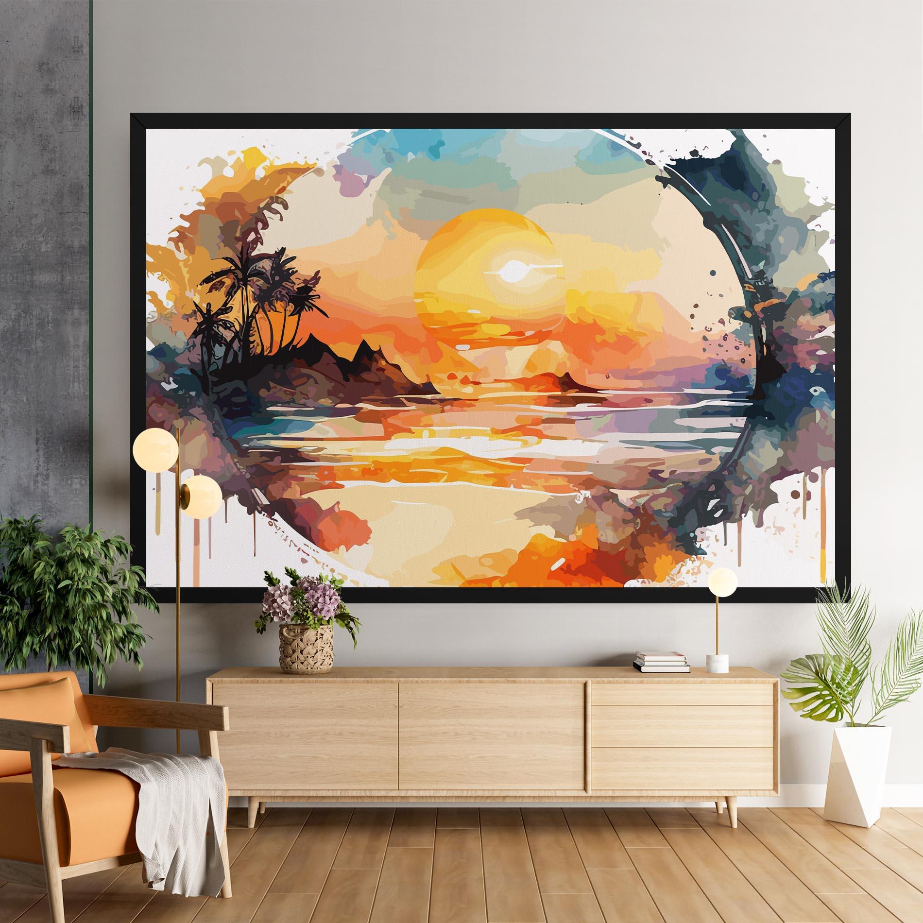 Vászonkép Sunrise Art mockup 9